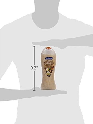 Softsoap Shea & Almond Body Wash - 15 oz | Moisturizing & Nourishing Shower Gel for Dry Skin | Perfect for Daily Use & Relaxing Bath Time
