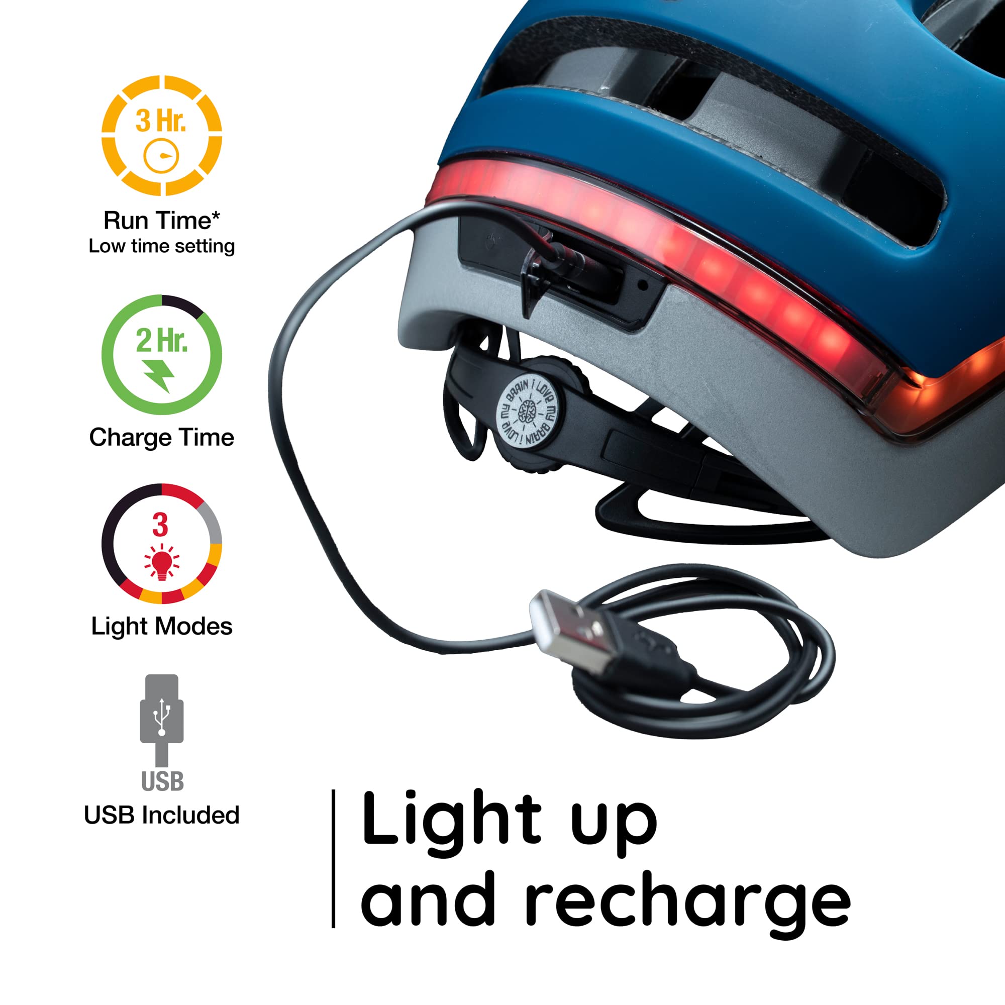 Nutcase VIO Bike Helmet with LED Lights & MIPS Protection - Lightweight Adult Cycling Helmet for Road Biking, Commuting & Urban Safety - Navy Blue Small/Medium (54-58cm) - Perfect for Night Rides & City Cycling
