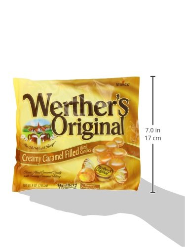 Werther's Original Caramel Hard Candy - 9oz Bag for Gifts & Snacking
