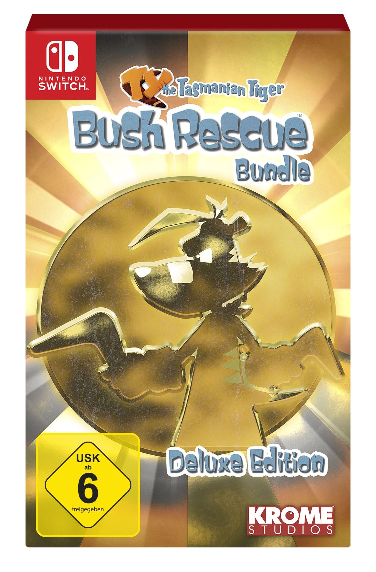 TY the Tasmanian Tiger Bush Rescue Bundle Deluxe - Nintendo Switch Game | Action-Adventure Platformer for Kids & Adults | Perfect for Family Game Night & Travel Entertainment