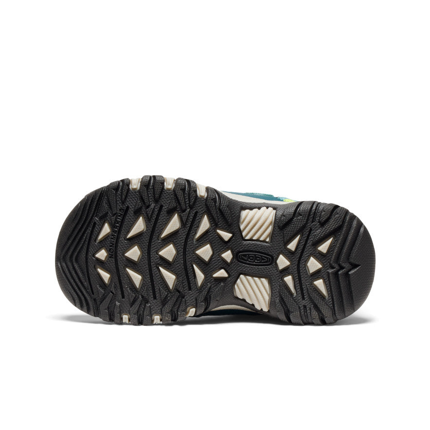 Little Kids' Targhee IV Waterproof Hiking Shoes | Reef Waters/Daiquiri Green | Outdoor Adventure & Trail Walking for Toddlers
