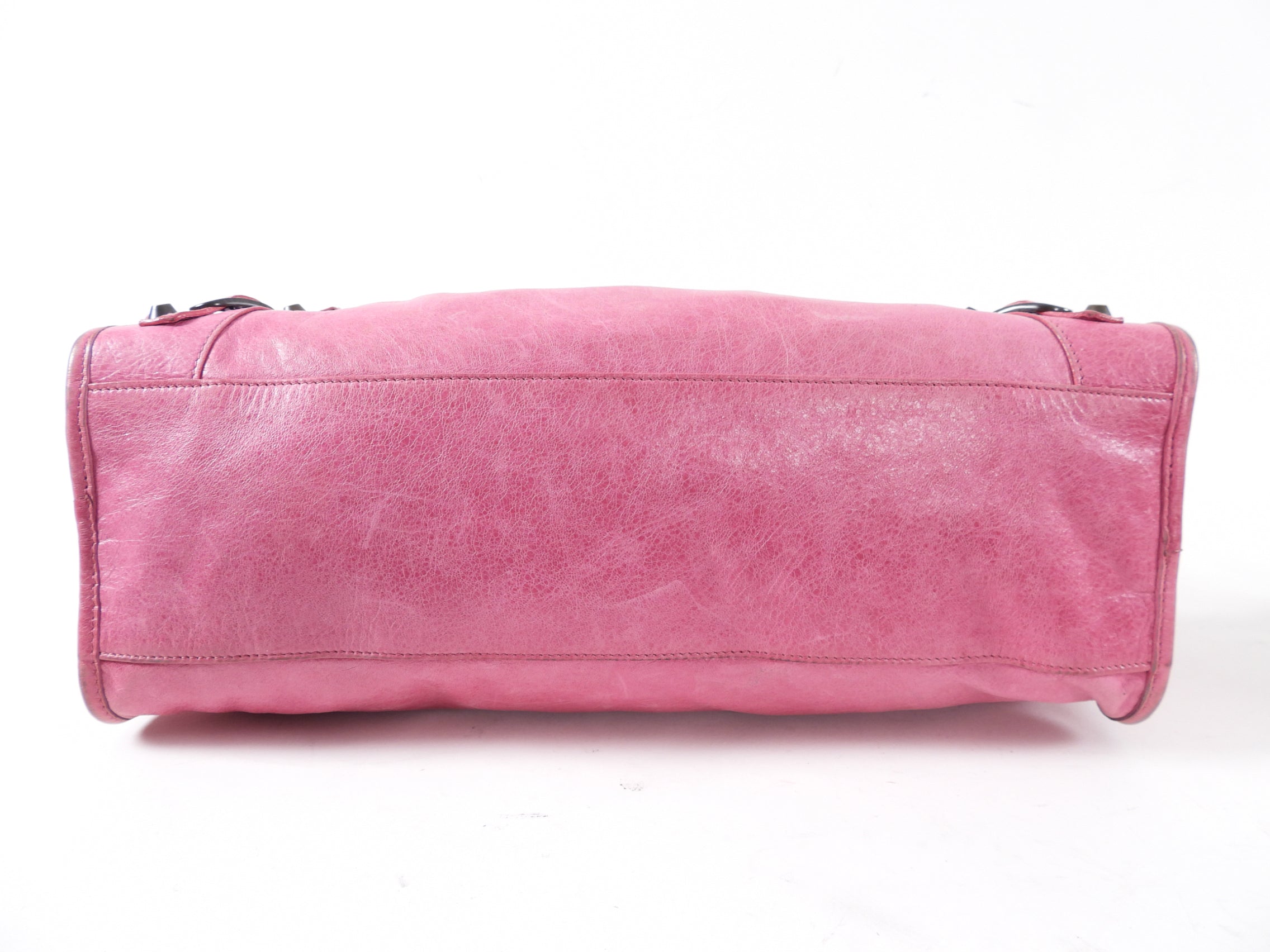 Balenciaga Pink Leather City Bag - Stylish Designer Handbag for Women | Perfect for Work, Travel & Everyday Use