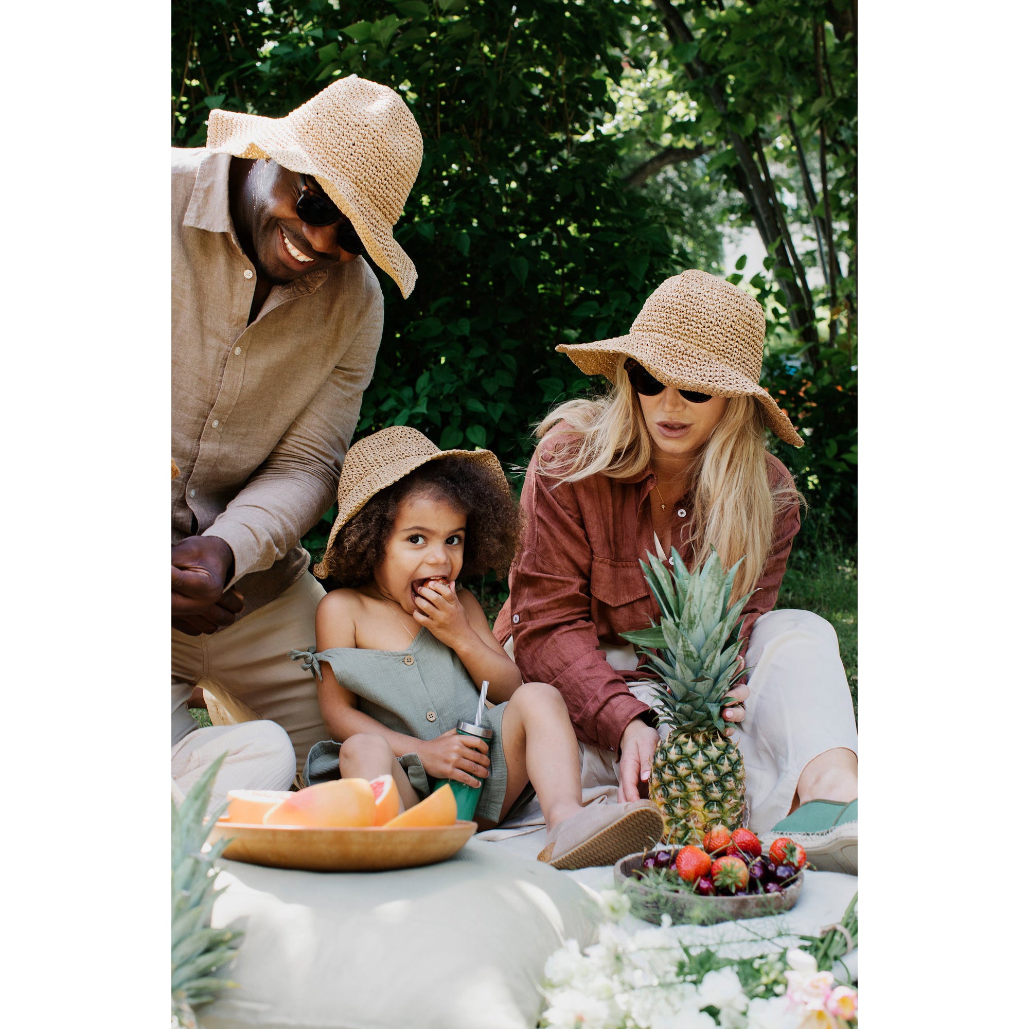 BabyMocs Natural Straw Hat for Babies & Toddlers - Sun Protection, Beach, Outdoor Play, and Summer Fashion Accessory