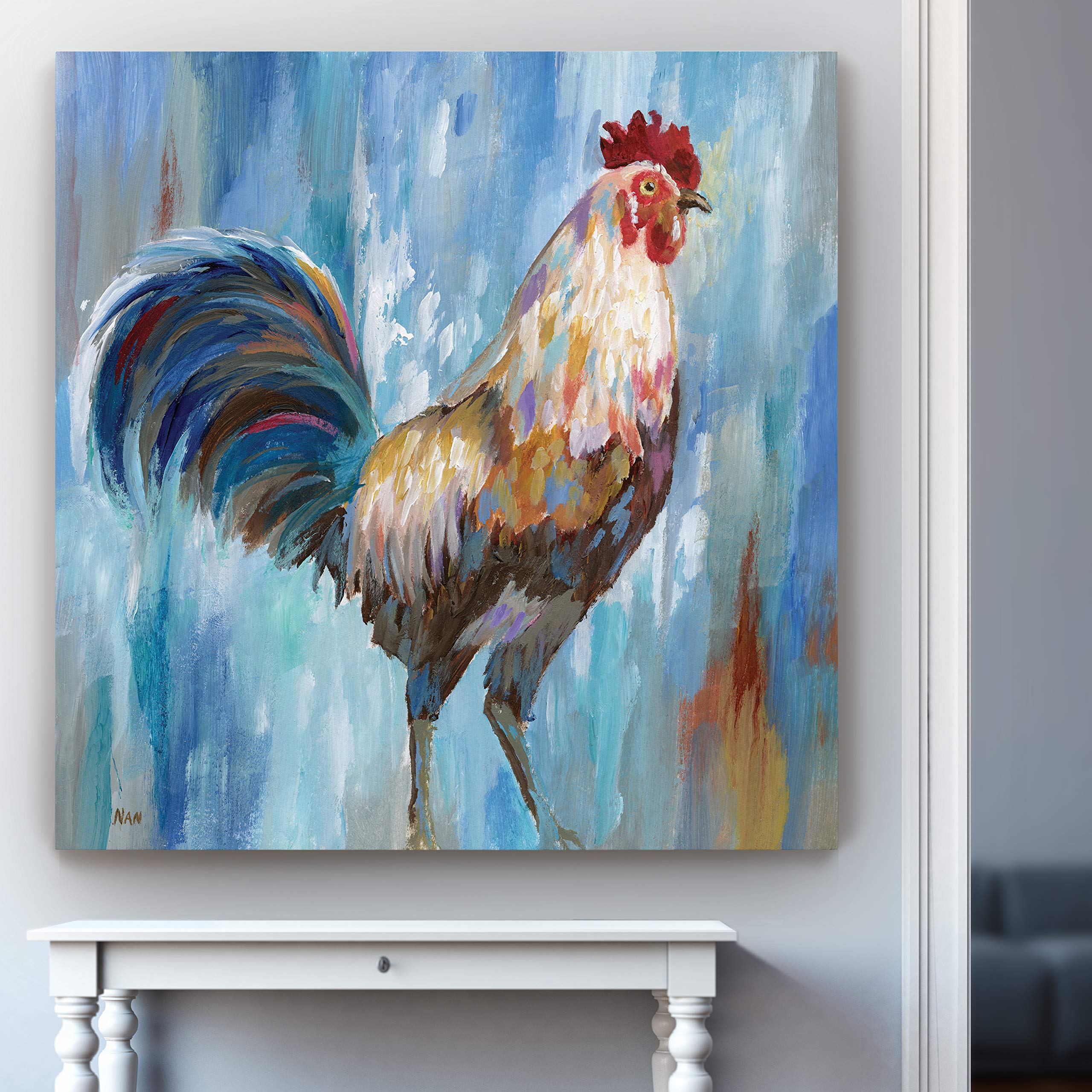 Struttin' Stuff Modern Canvas Wall Art - Stretched Gallery Wrapped Painting for Living Room, Bedroom & Office Décor | Abstract Contemporary Home Decor