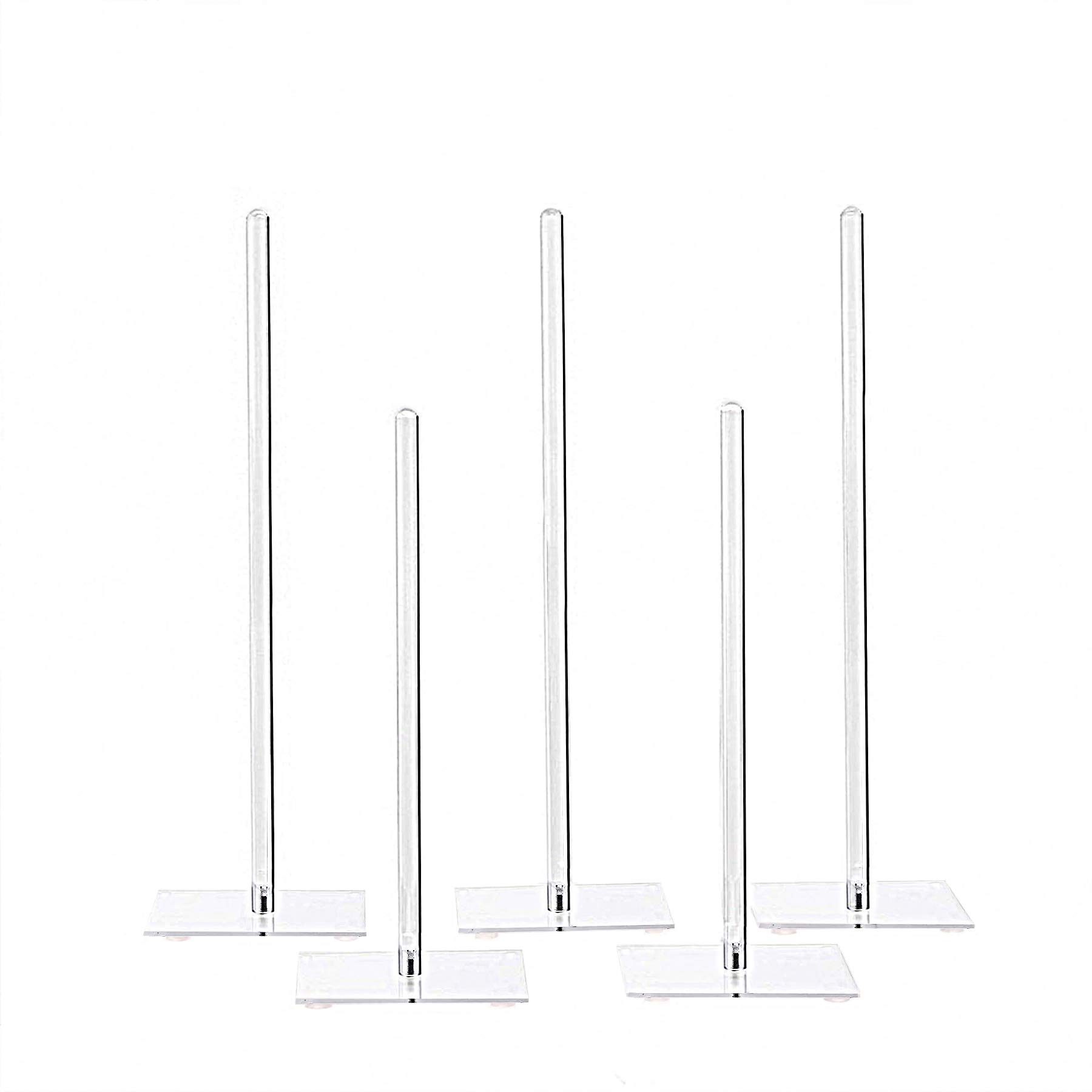 5-Piece Clear Acrylic Donut Stand Display Holder - Doughnut Tree for Birthday Parties, Weddings & Dessert Tables | Perfect for Bakery Displays, Candy Buffets & Sweet Treat Presentations