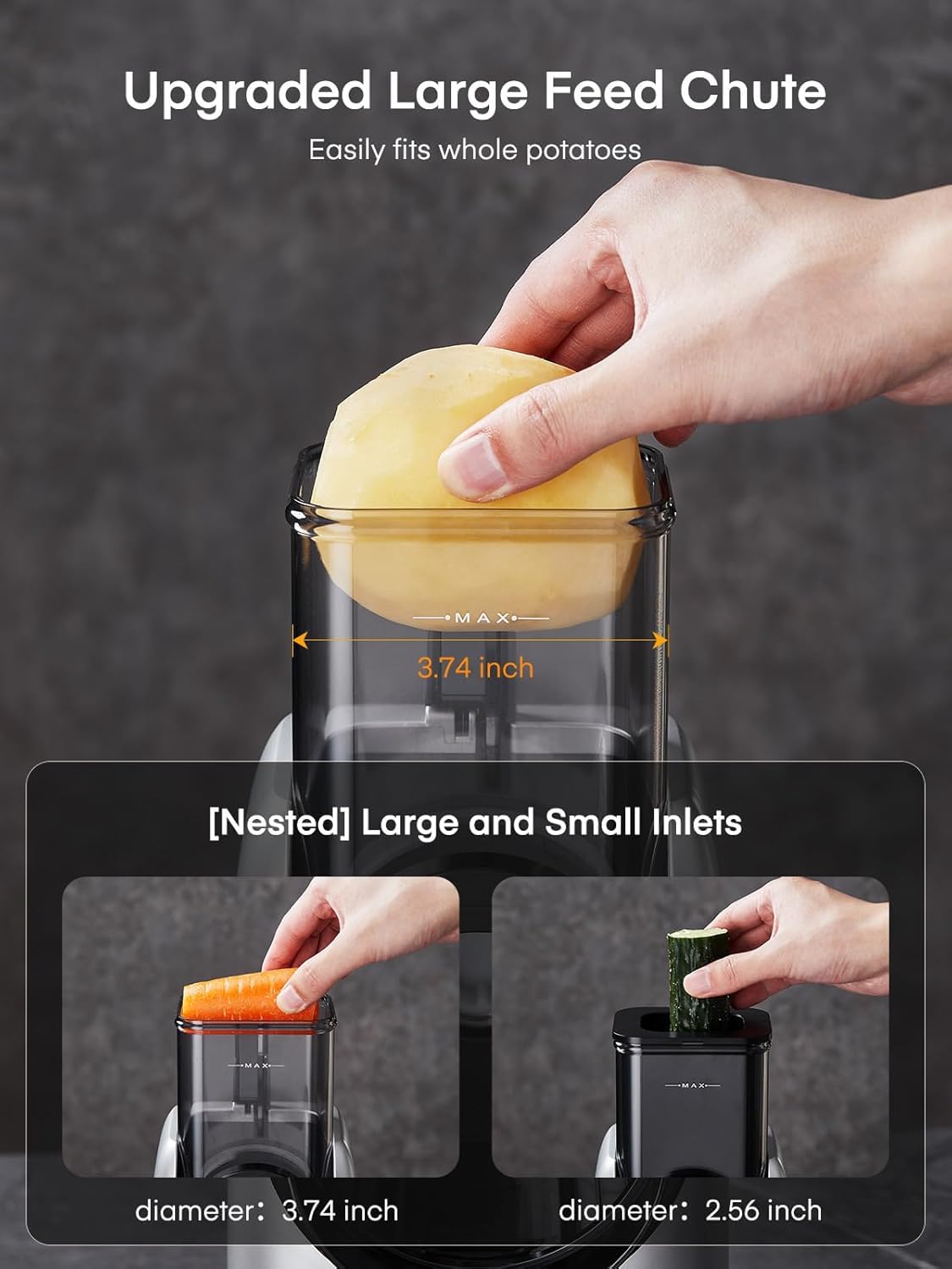 FOHERE Electric Cheese Grater - 5-in-1 Multi-Function Food Processor with Large Feed Chute, Replaceable Blades & Storage Box - Perfect for Shredding Cheese, Vegetables, Potatoes, Nuts & More - Ideal for Kitchen, Cooking, Meal Prep & Party Platters