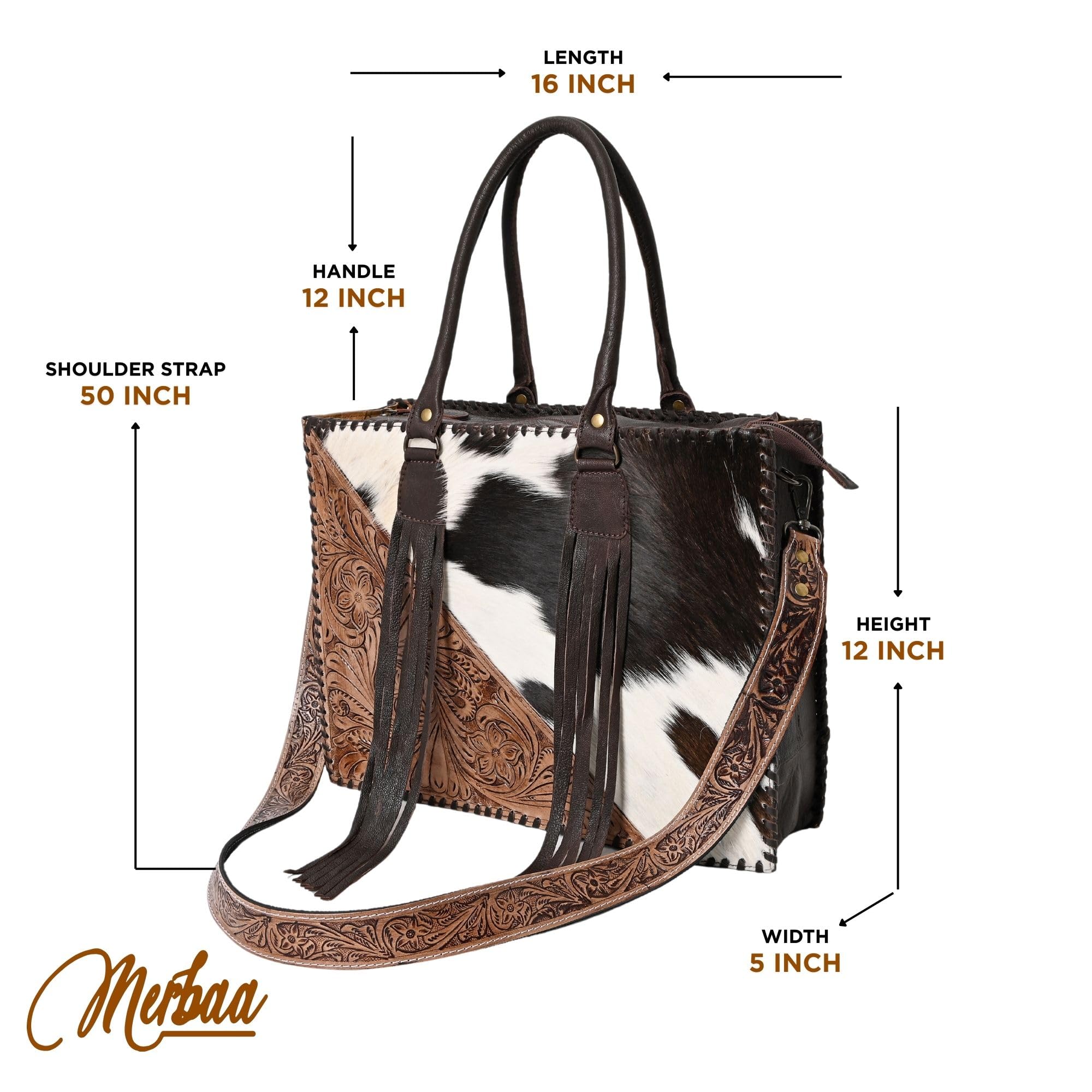 Women's Genuine Cowhide Leather Handbag with Adjustable & Detachable Strap - Stylish Crossbody Purse & Shoulder Bag for Work, Travel & Everyday Use