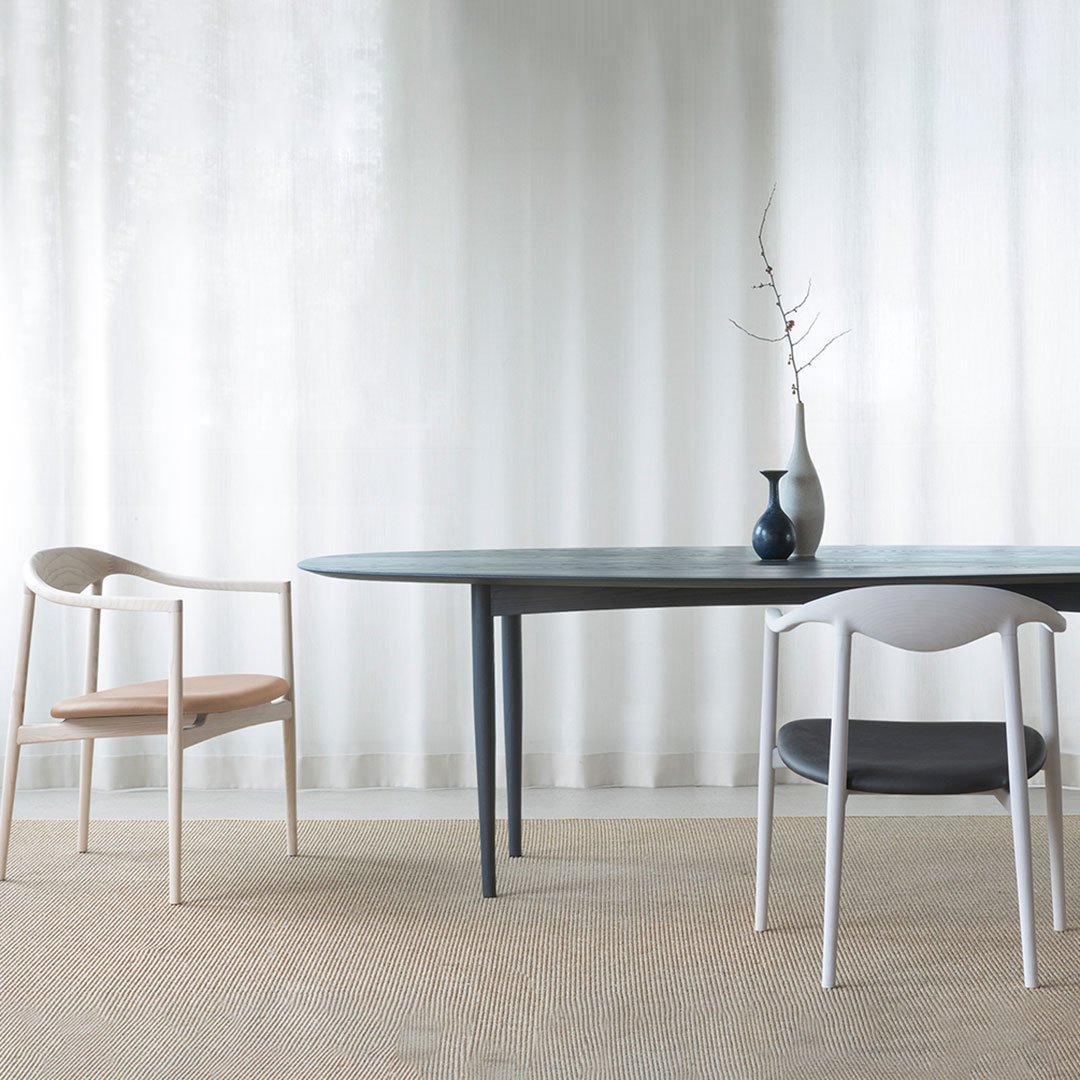 Jari Dining Chair - Modern Wooden Dining Room Chair with Upholstered Seat - Perfect for Kitchen, Dining Room, and Home Office