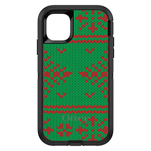 Green Red Ugly Christmas Sweater On Black Case