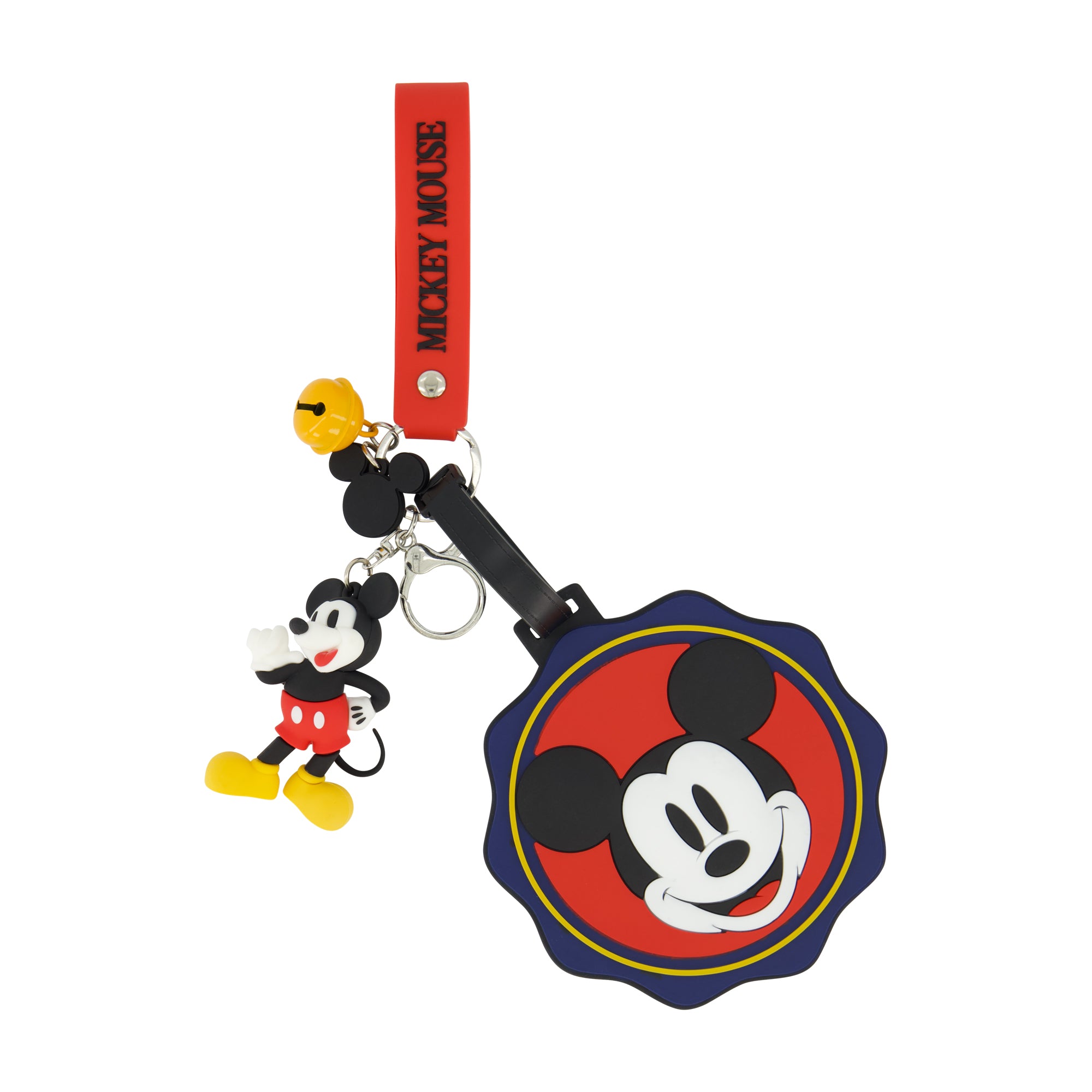 Disney Mickey Mouse Luggage Tag & Lanyard Set - Cute Travel Accessories for Kids & Adults - Perfect for Suitcases, Backpacks & Cruise Vacations