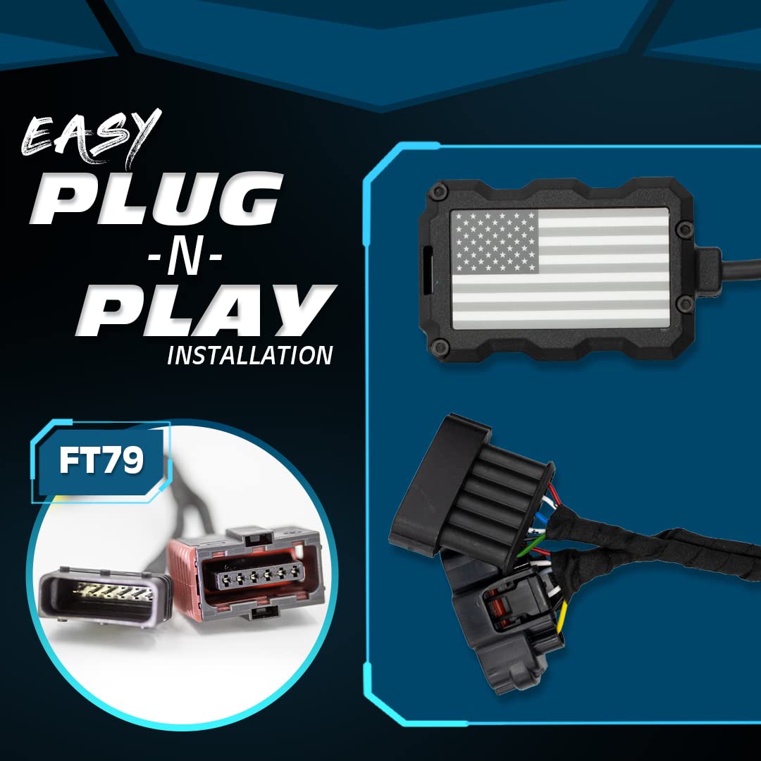 FT79 Throttle Response Controller for Nissan Armada 2017-2024 (2nd Gen Y62) - 5.6L V8 Engine - LE/SE/SL/SV/Titanium/Platinum Models (Not Compatible with Adaptive Cruise Control) | Improve Acceleration & Driving Performance | Perfect for Off-Roading & Towing