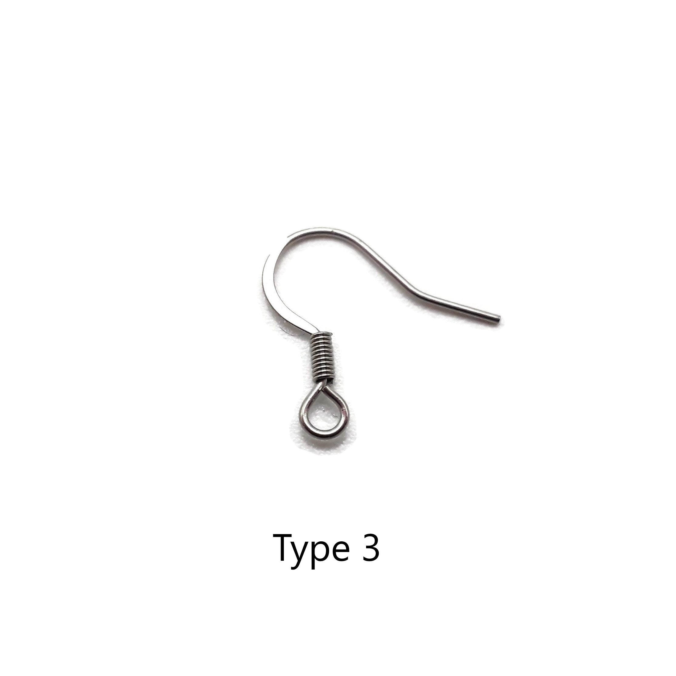 Premium 304 Stainless Steel Earring Hooks - 18x20mm (70pcs/Bag) - Hypoallergenic Jewelry Findings for DIY Earrings, Handmade Crafts & Professional Jewelry Making