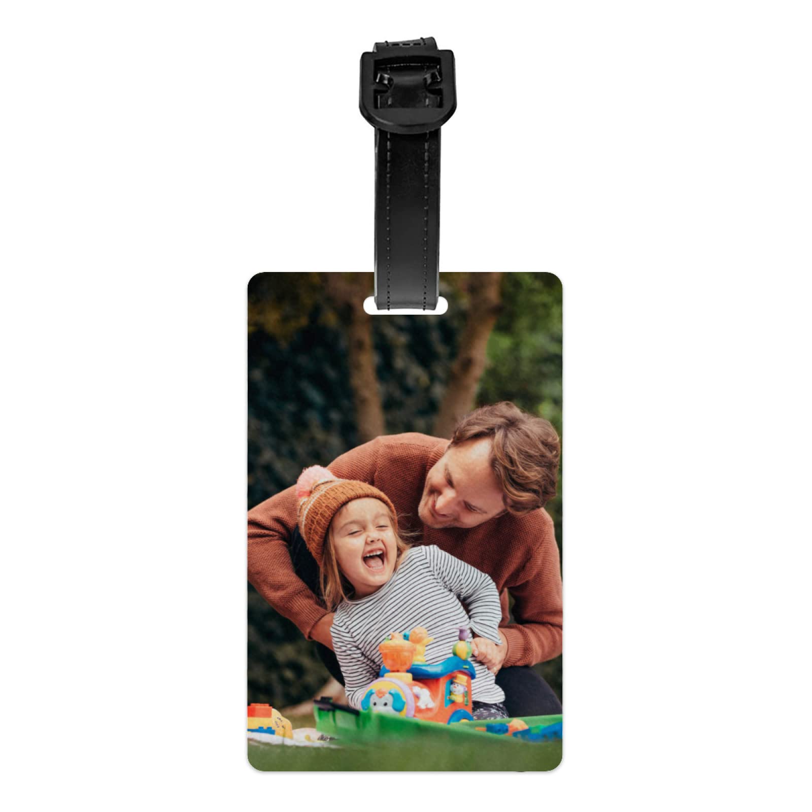 Custom Personalized Luggage Tags with Photo/Text/Logo - Unique Travel Suitcase ID Tags for Airlines - Perfect for Vacation, Business Trips & Gifts - Durable Travel Accessories for Frequent Flyers & Cruise Vacations