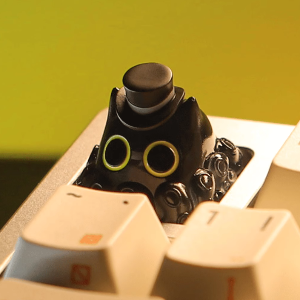 Lord of Mysteries Cute Octopus Resin Keycaps - Custom Mechanical Keyboard Artisan Keycaps for Gaming & Typing Enthusiasts | Perfect for Anime Fans & Keyboard Customization