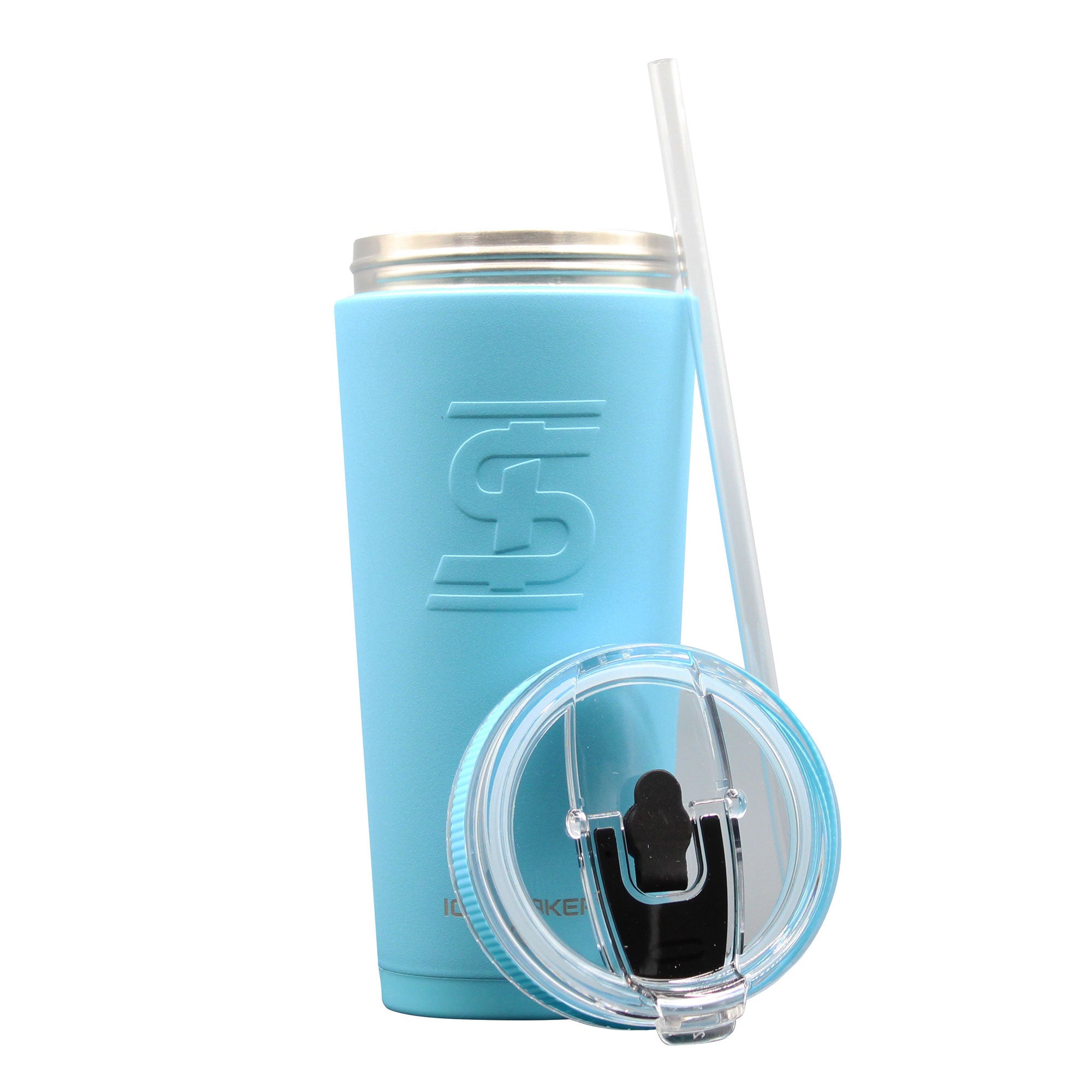 26oz Flexible Water Bottle - Leak Proof, BPA Free, Caribbean Blue - Perfect for Gym, Hiking, Travel & Outdoor Activities