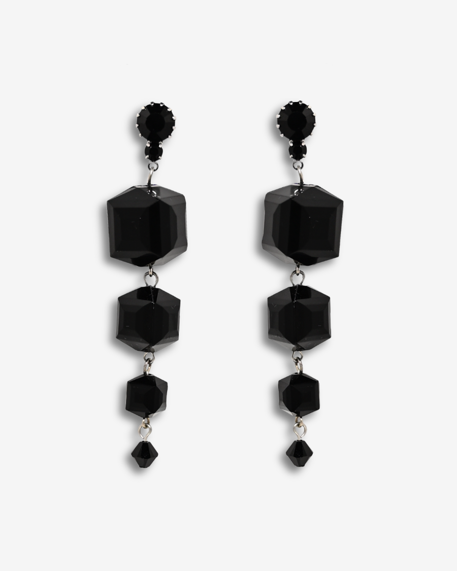 Vintage Lucite Drop Earrings - Classic Clear Acrylic Dangle Earrings for Women | Perfect for Weddings, Parties & Everyday Elegance