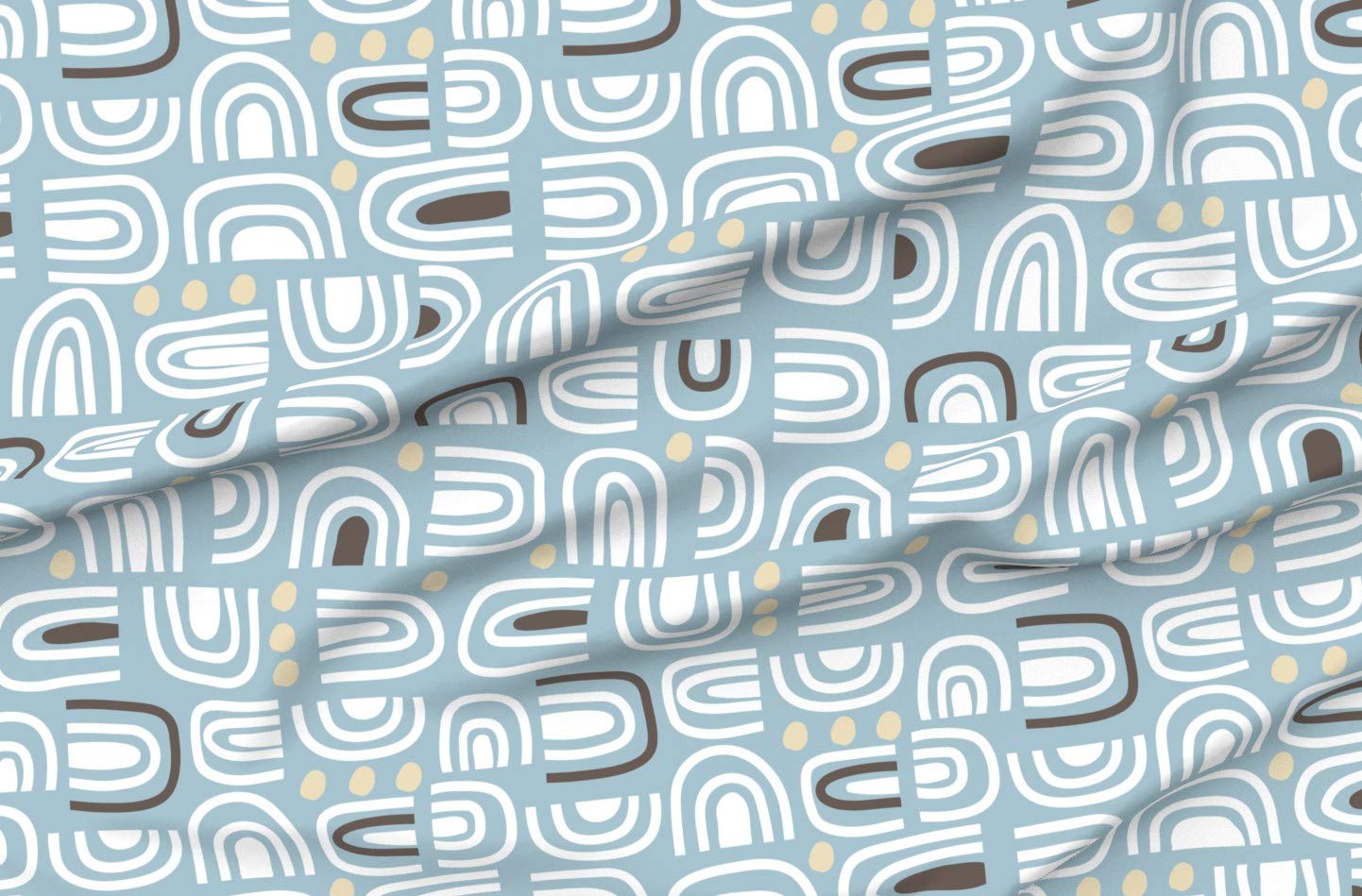 Mod Modern Funky Retro Printed Fleece Fabric by The Yard - Soft & Cozy for DIY Sewing Projects, Blankets, Loungewear & No-Sew Crafts - Perfect for Home Decor, Baby Items & Seasonal Creations