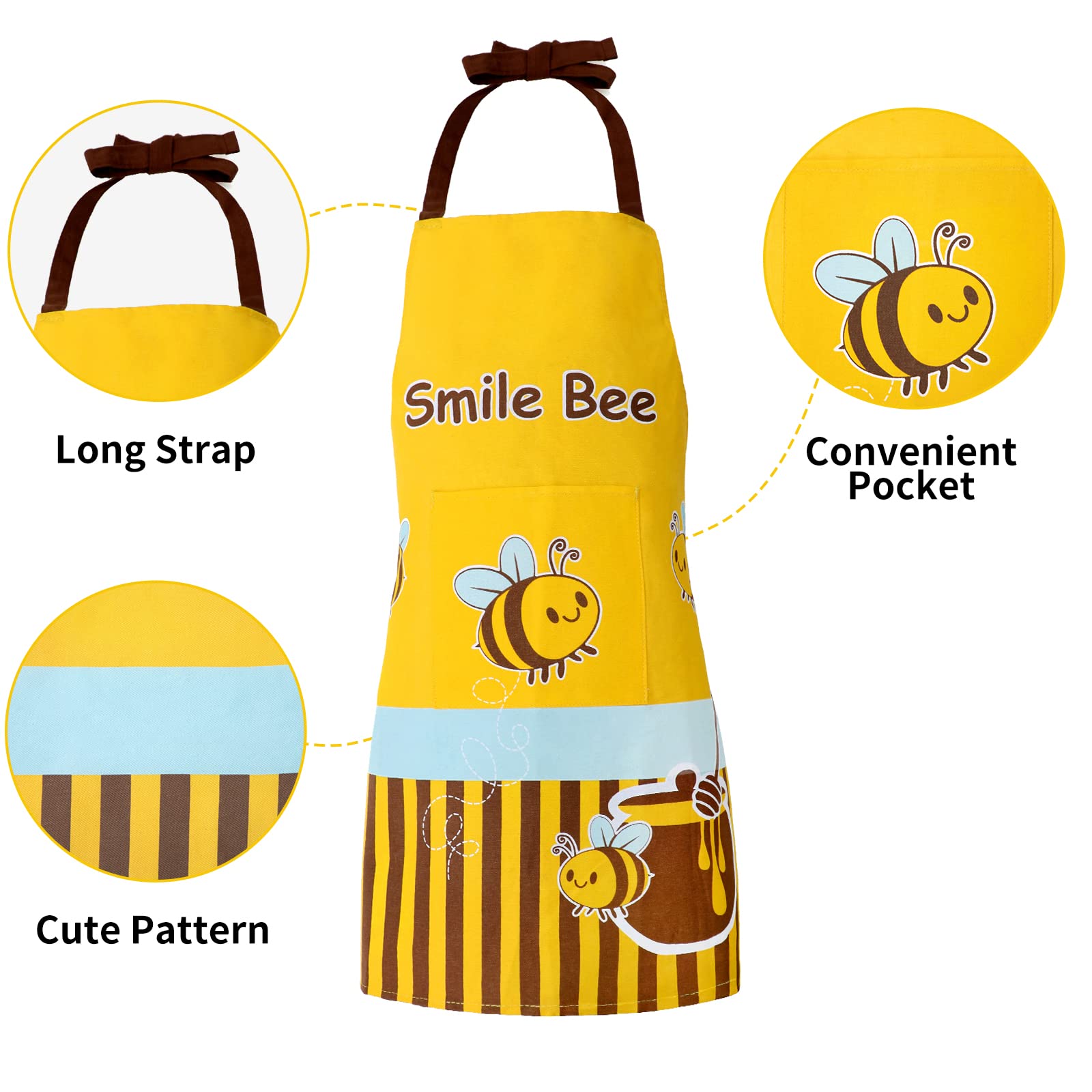 Premium Kitchen Aprons for Cooking & Baking - Adjustable, Durable & Stylish Chef Aprons for Home & Professional Use - Perfect for BBQ, Grilling, Baking & Meal Prep