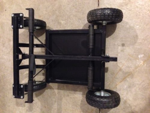 Heavy Duty Go Kart Stand - RLV Fold Down KTS2016 Karting Stand for Easy Storage & Transport | Perfect for Racing, Garage Organization & Kart Maintenance