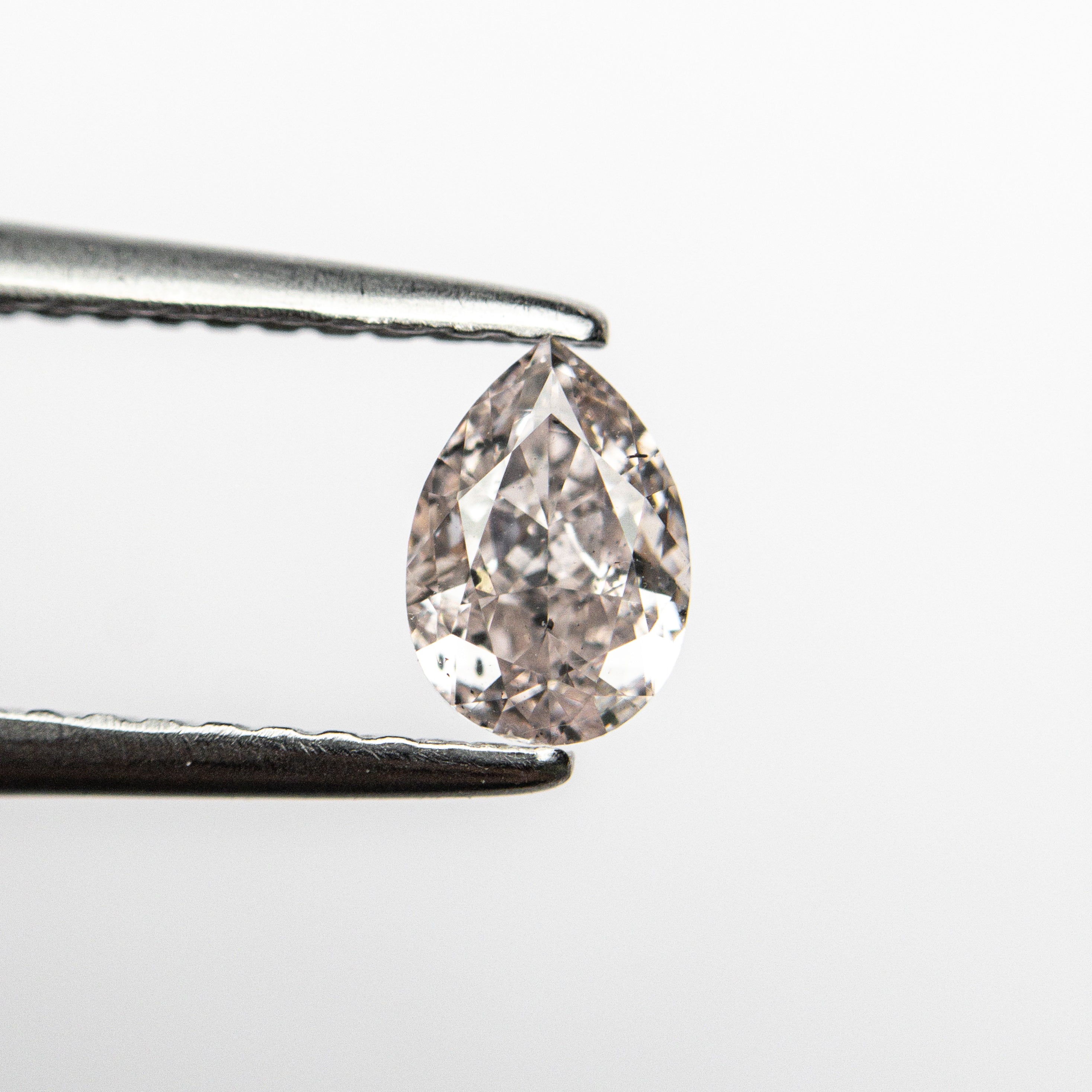 0.45ct Faint Pink Pear Brilliant Cut Diamond - 5.87x4.07x2.54mm | US Imported Loose Gemstone for Engagement Rings & Jewelry Making