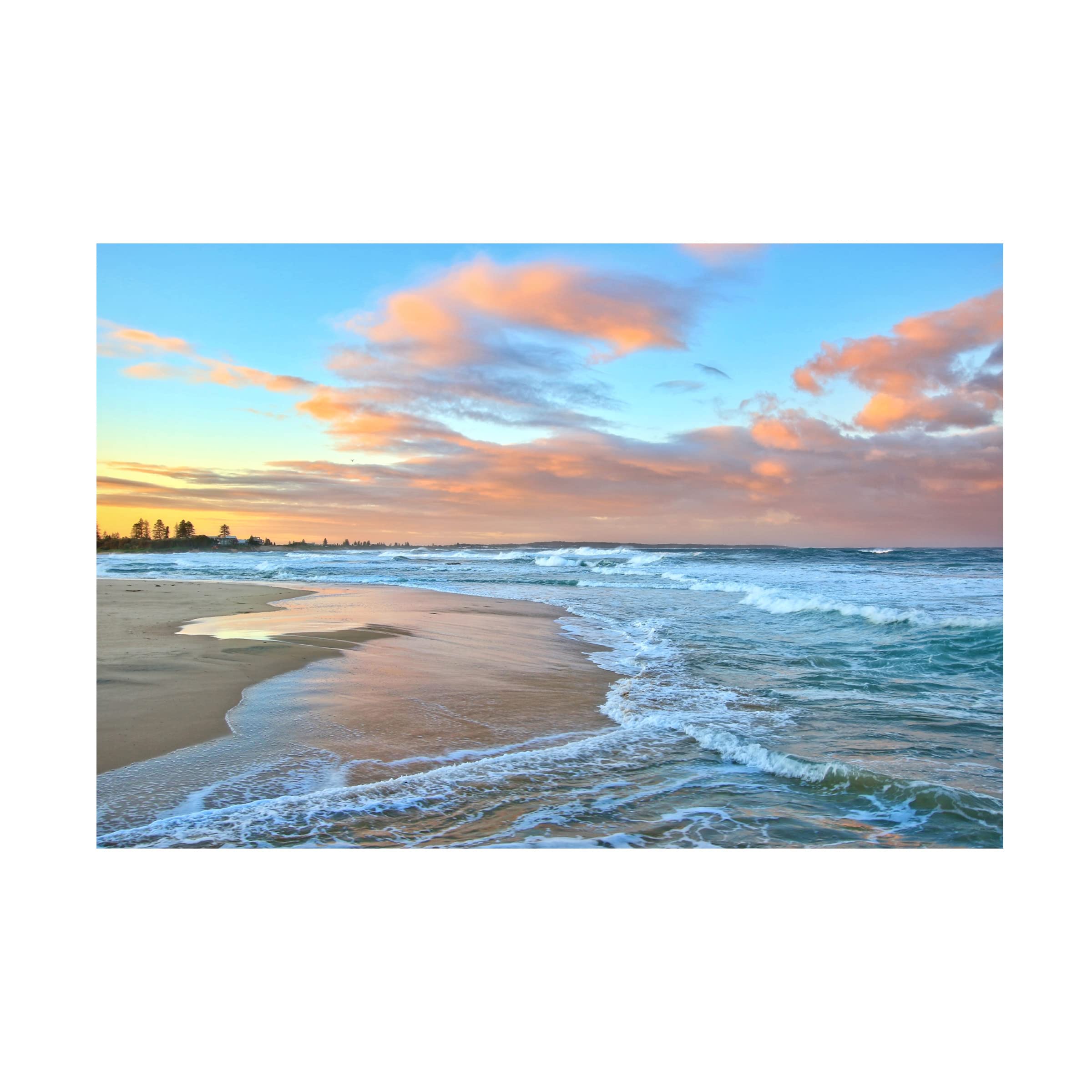Life is Better at the Beach Canvas Wall Art Print by Beata Czyzowska - Coastal Decor for Living Room, Bedroom & Beach House