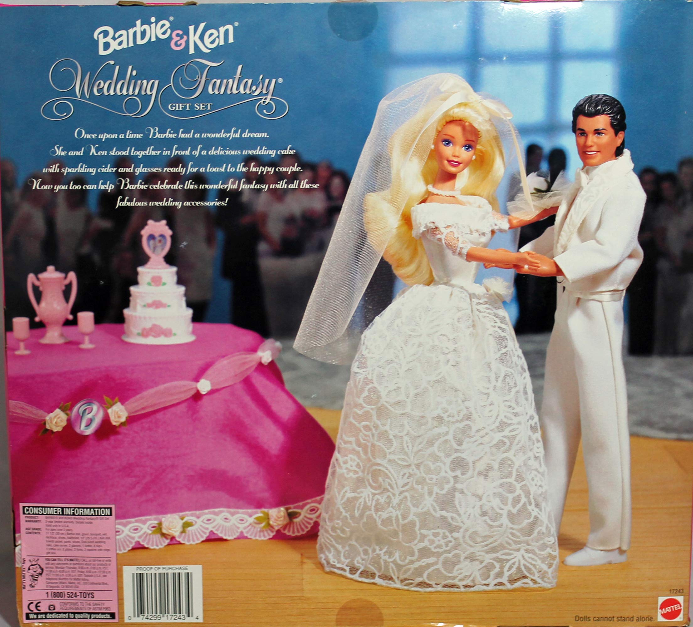 Barbie & Ken Wedding Fantasy Gift Set - Special Edition Bride & Groom Dolls with Accessories | Perfect for Collectors, Birthday Gifts & Playtime Scenes