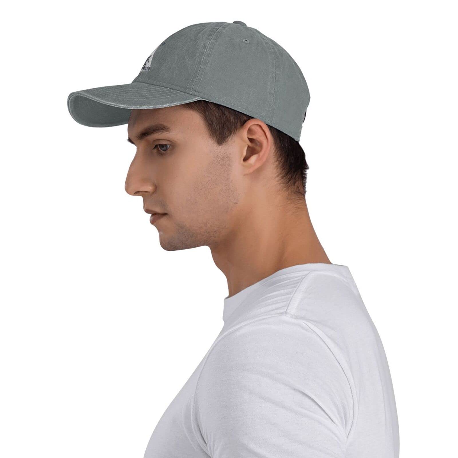 Waldeal Men's Bigfoot Baseball Cap - Adjustable Vintage Dad Hat for Summer Outdoor Activities (Hiking, Camping, Fishing) - Grey
