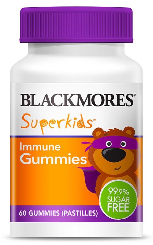 Blackmores Superkids Immune Support Gummies for Kids - Vitamin C & Zinc Boost - Immune System Support for Children - Perfect for School, Travel & Daily Wellness