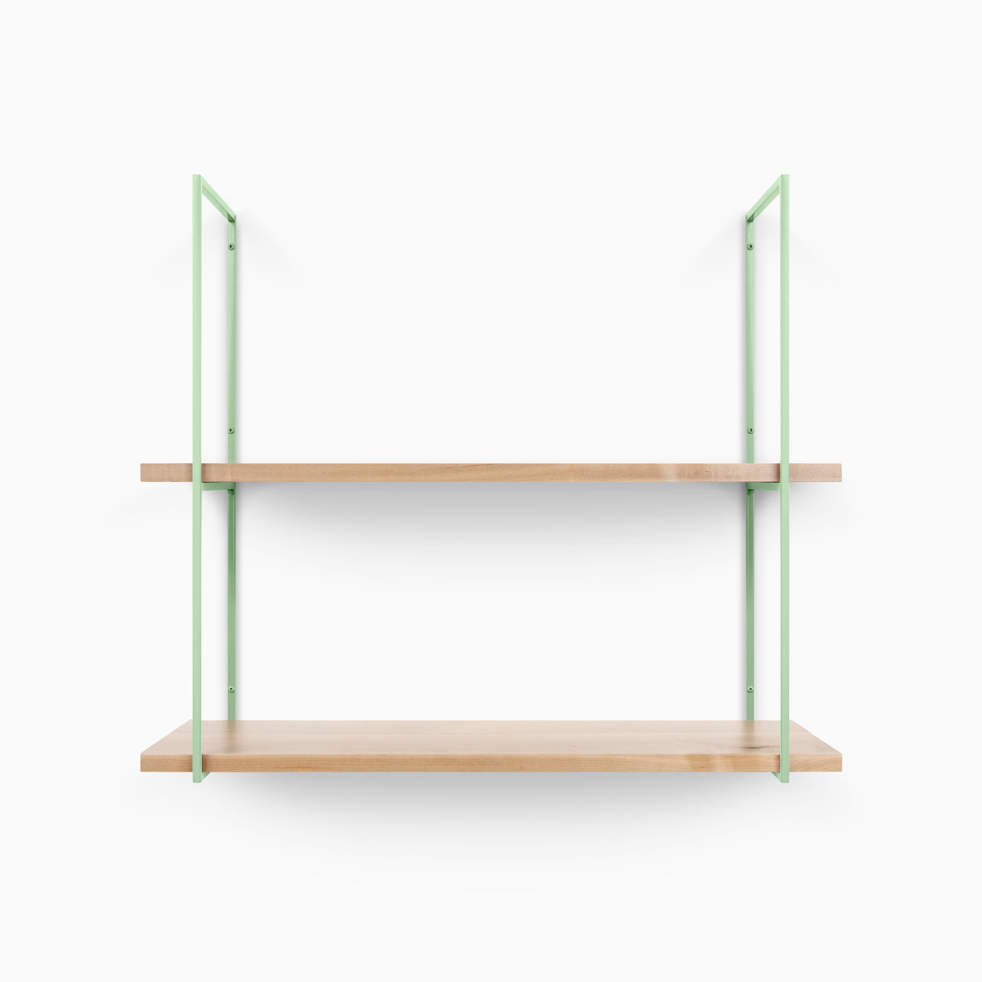 Lloyd Maple 2 Tier Wooden Shelf - Rustic Home Decor for Living Room, Bedroom & Kitchen Storage | Perfect for Organizing Books, Plants & Decorative Items