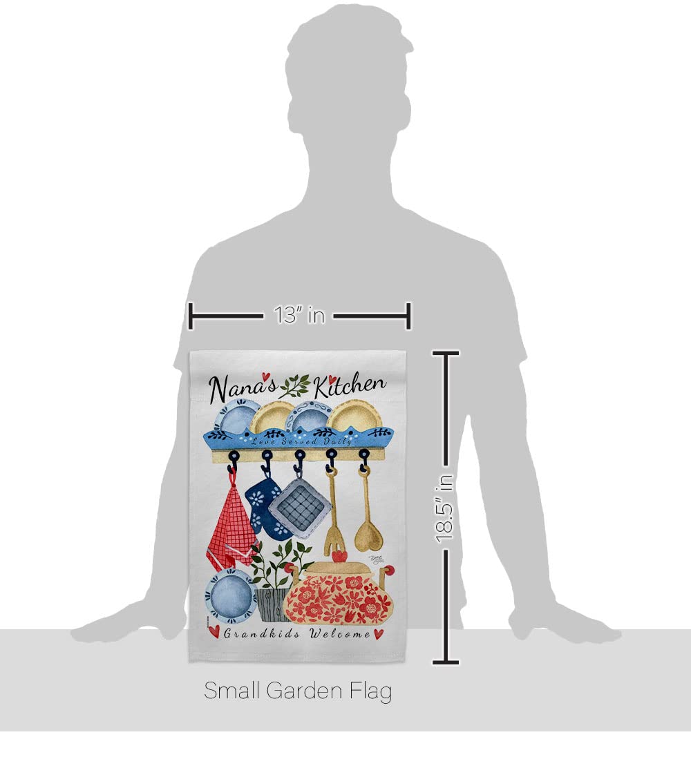 Breeze Decor Kitchen Garden Flag for Family & Grandparents - House Decoration & Gift