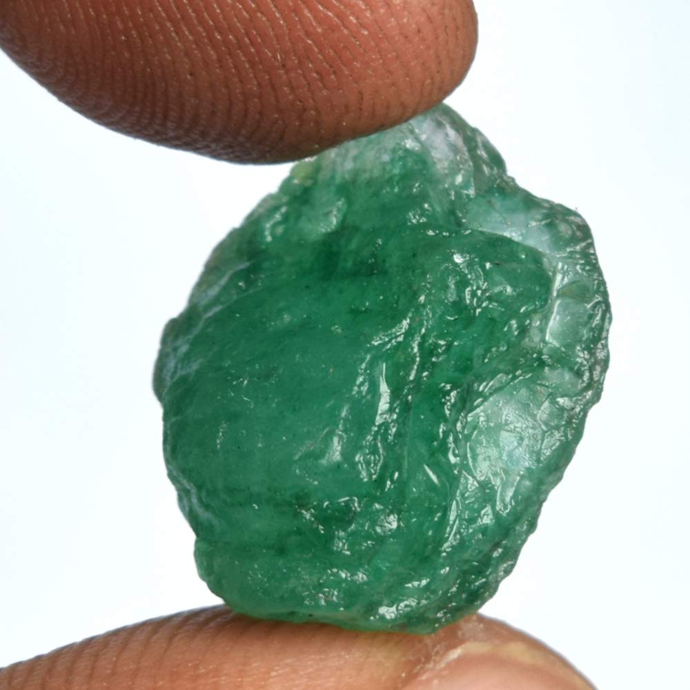 10.5Ct Green Chakra Emerald Healing Crystals for Meditation & Energy