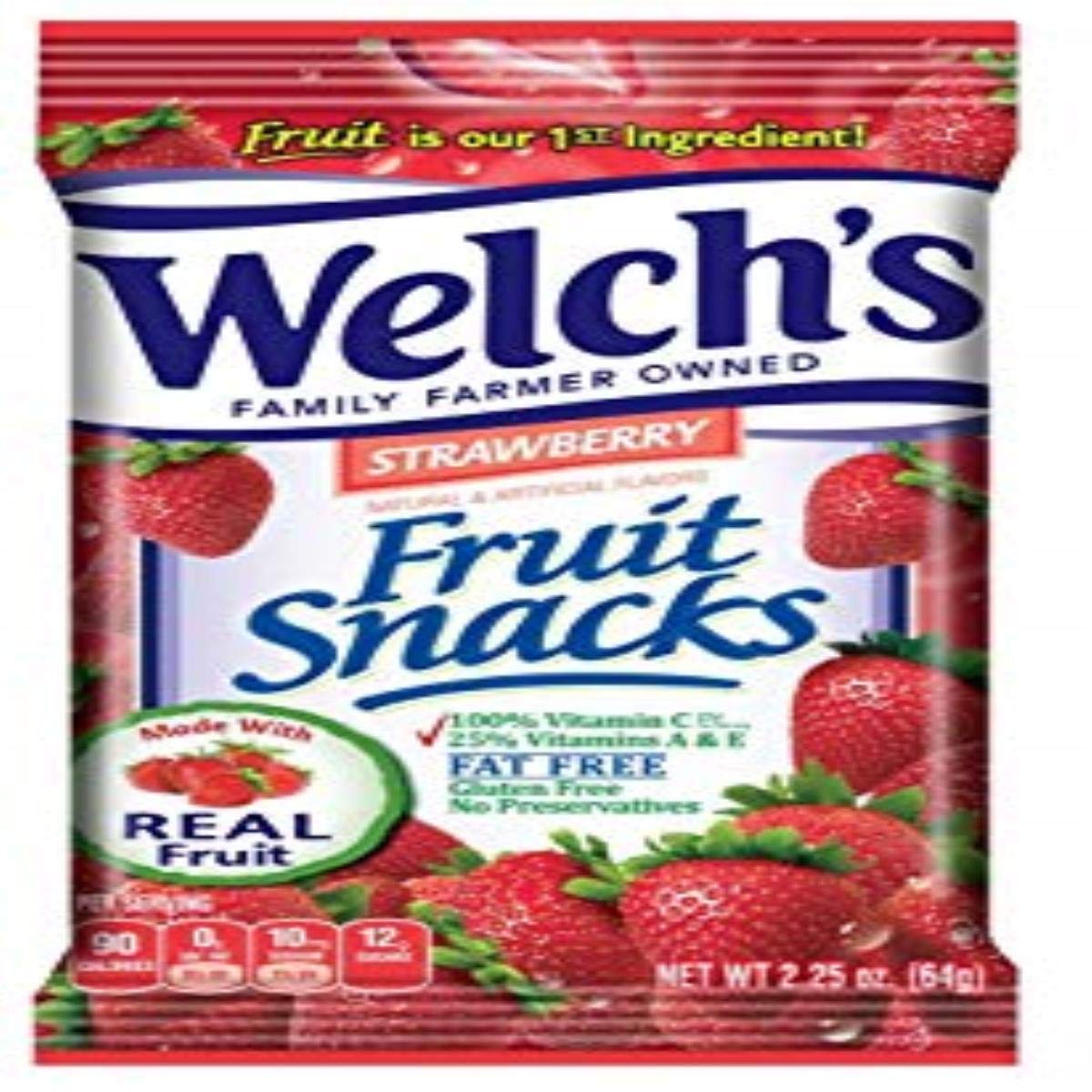Welch's Island Fruit Snacks, 2.25 Oz Pack - Healthy Gluten-Free Snacks for Kids & Adults - Perfect for Lunch Boxes, Road Trips & On-the-Go Snacking