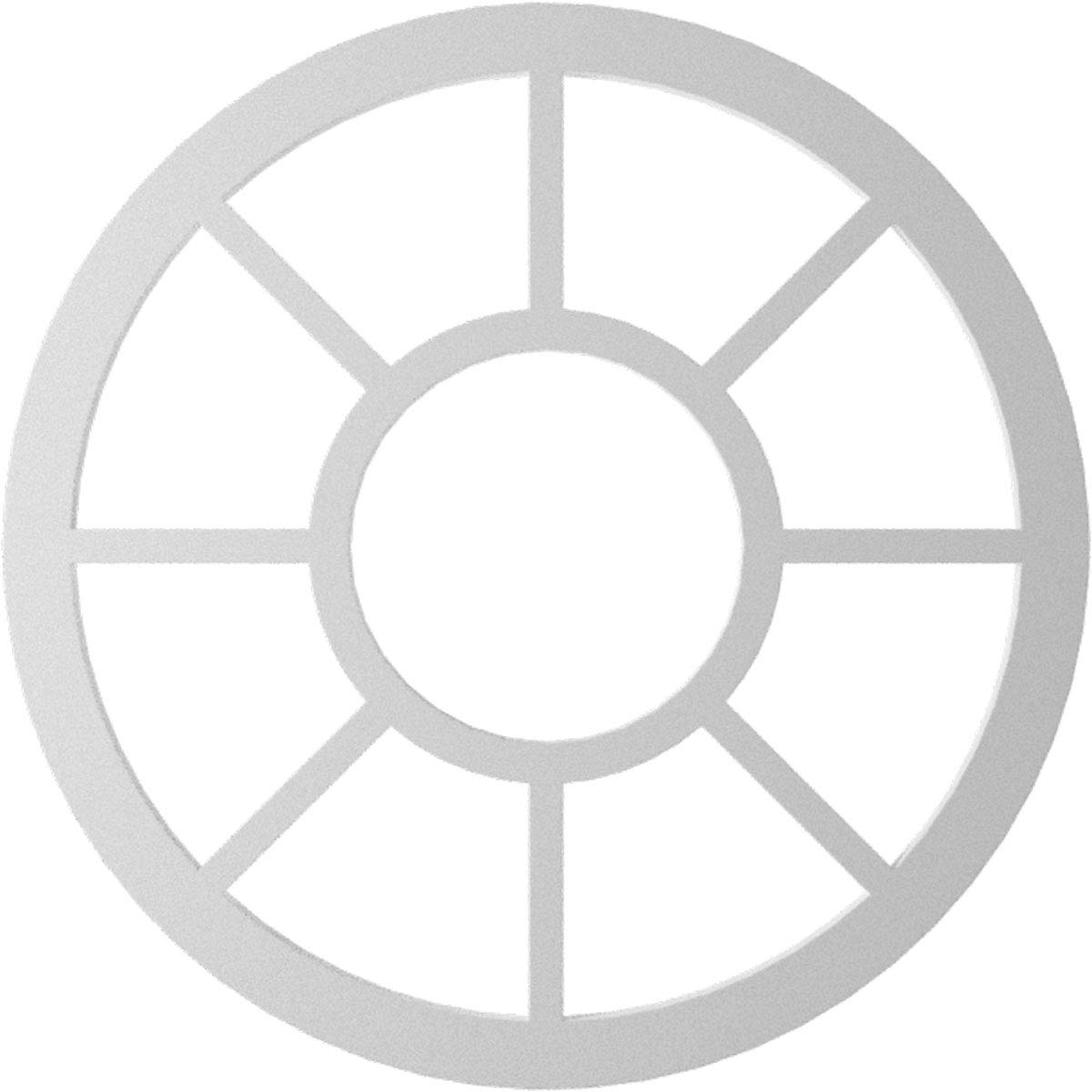 Ekena Millwork CMPP40GR Grace Architectural Grade PVC Pierced Urethane Ceiling Medallion - 40