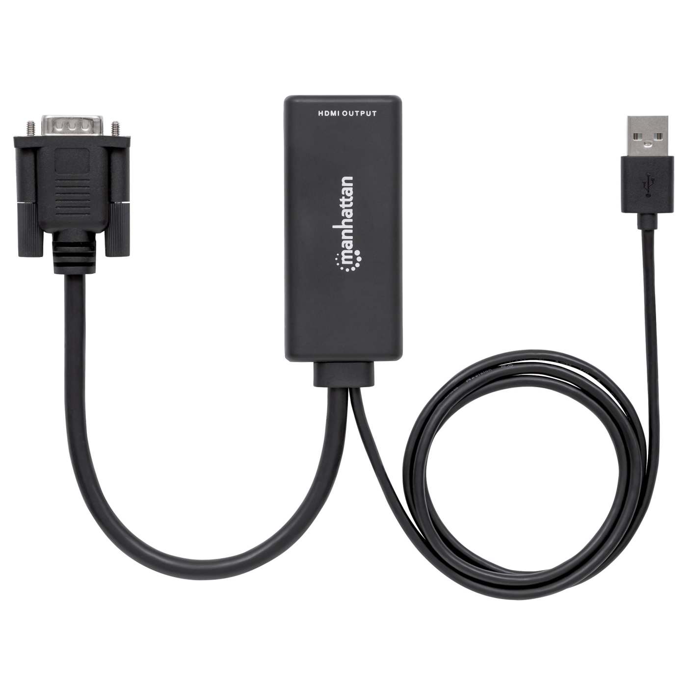 VGA to HDMI Adapter with USB Power - Convert VGA to HDMI for PC, Laptop, Monitor - Ideal for Home Office, Gaming & Presentations