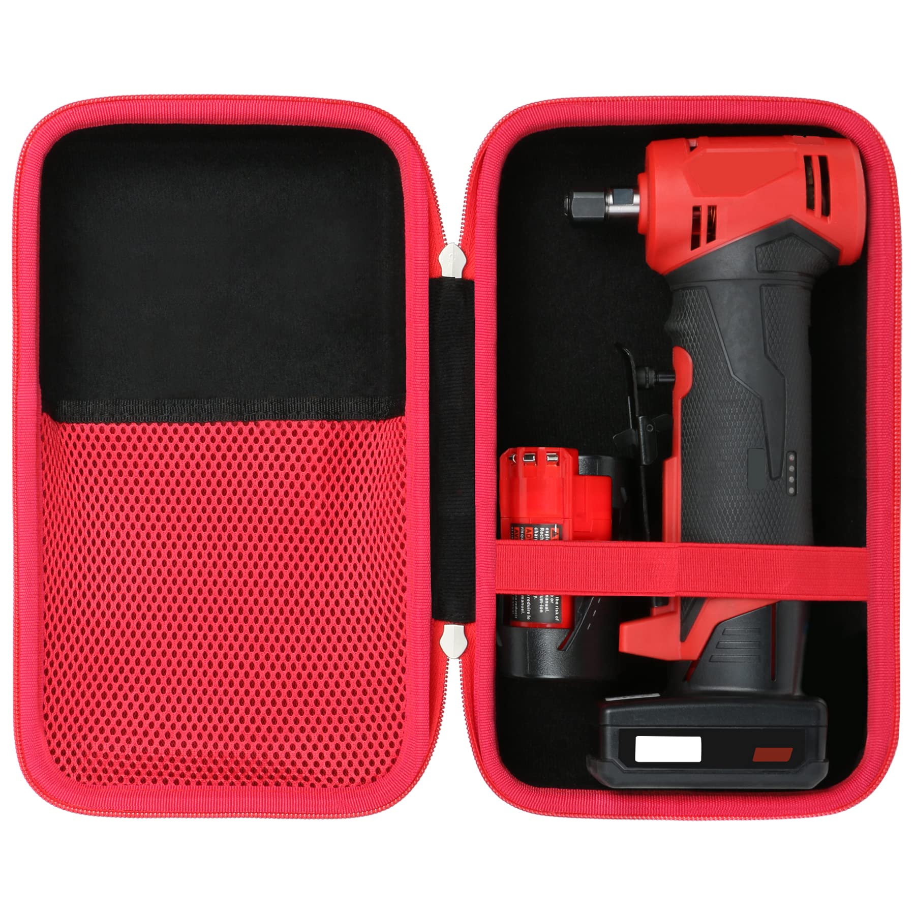 Milwaukee 2485-20 M12 FUEL Right Angle Die Grinder Replacement Hard Storage Case - Durable Protective Tool Box for Workshop & Job Site Use