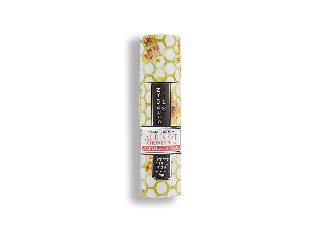 Apricot & Honey Tea Lip Balm - Natural Moisturizing Lip Care for Dry & Chapped Lips - Perfect for Winter Skincare & Daily Hydration