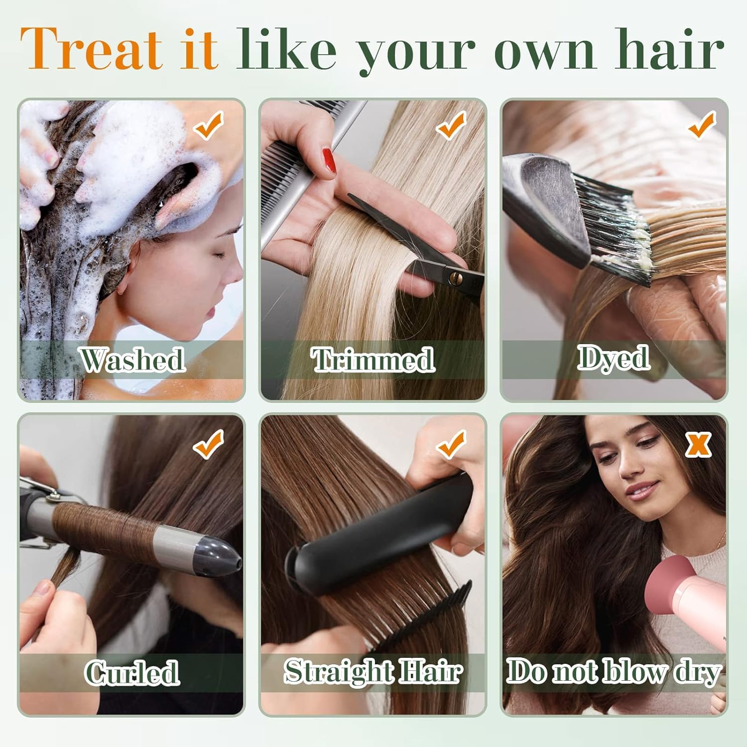 OSEN 26 Inch Synthetic Brown Straight Hair Extensions with 5 Clips - 3/4 Head Wavy Hairpiece for Women & Girls | Perfect for Parties, Weddings & Daily Styling