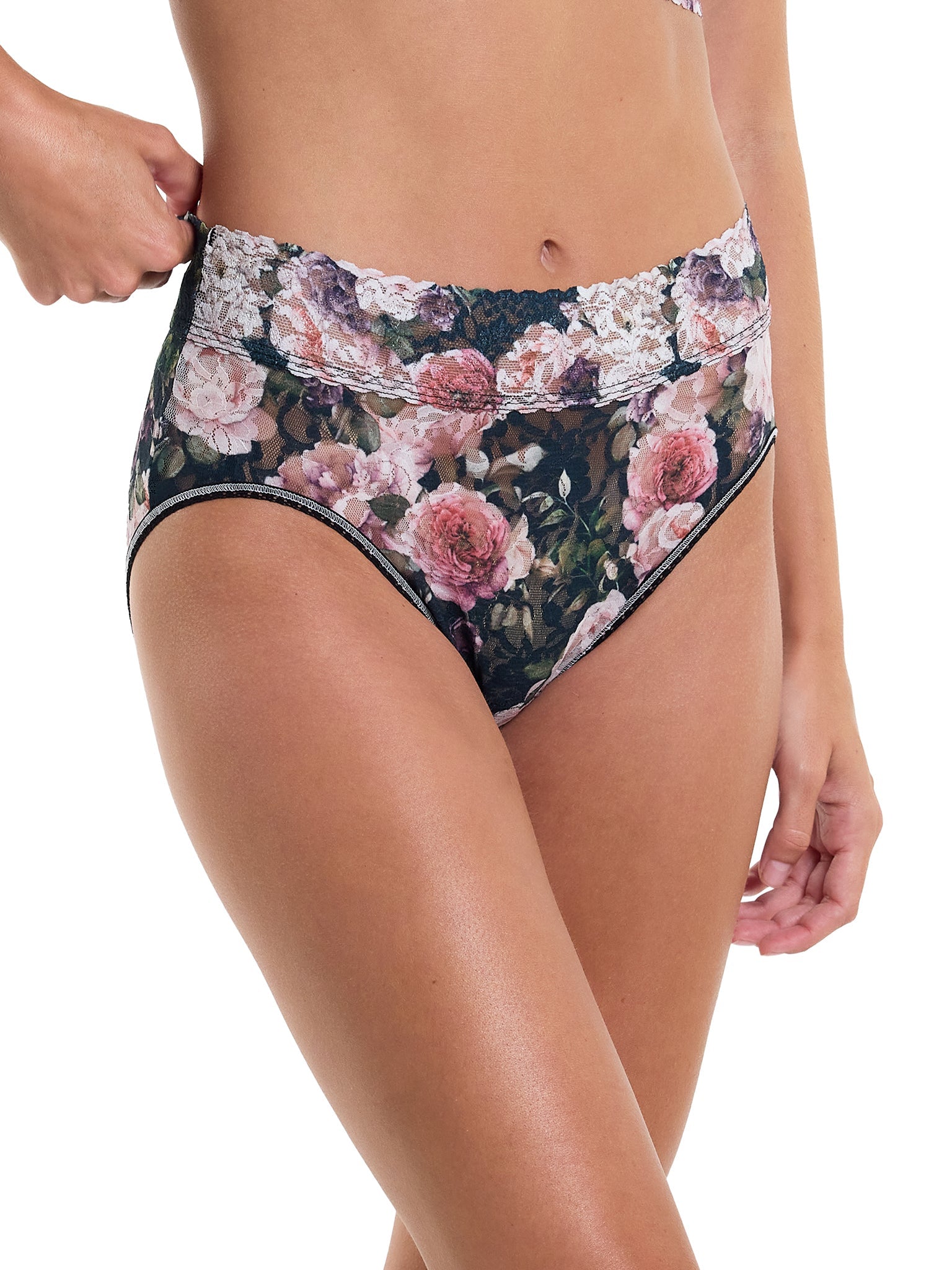 Printed Signature Lace® French Brief - Elegant Women's Underwear for Comfort & Style | Perfect for Everyday Wear, Special Occasions & Bridal Lingerie