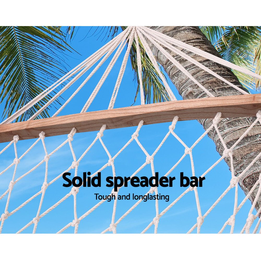 Portable Hammock Bed for Outdoor Camping - Lightweight Hanging Mesh Chair with Carry Bag - Perfect for Backpacking, Beach, Garden & Patio Relaxation