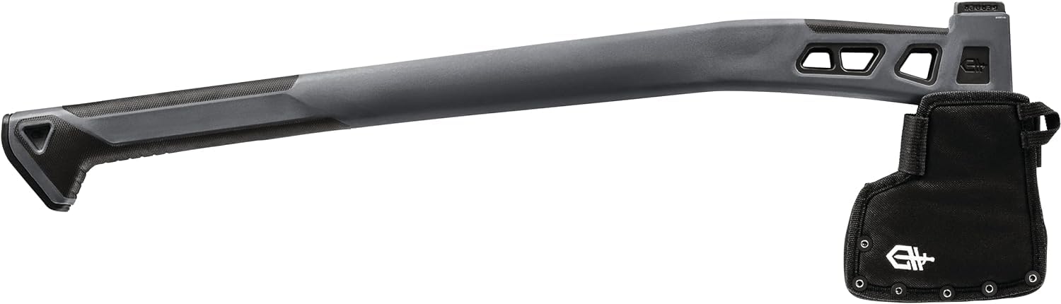 Gerber Gear Bushcraft Axe - Premium Camping & Survival Hatchet with Hammerhead - Waterproof Storage Hand Axe for Outdoor Adventures - Ideal for Camping, Hiking, and Wilderness Survival (Grey)
