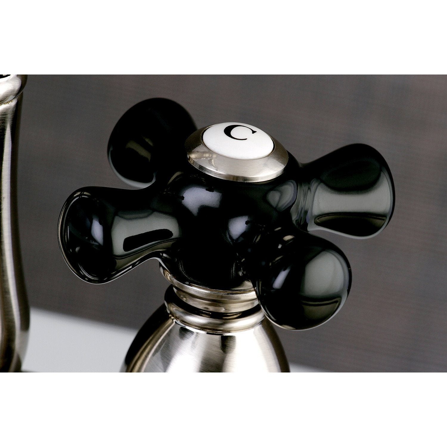 Duplex Two-Handle 2-Hole Deck Mount Bar Faucet - Perfect for Kitchen Islands, Wet Bars & Commercial Use