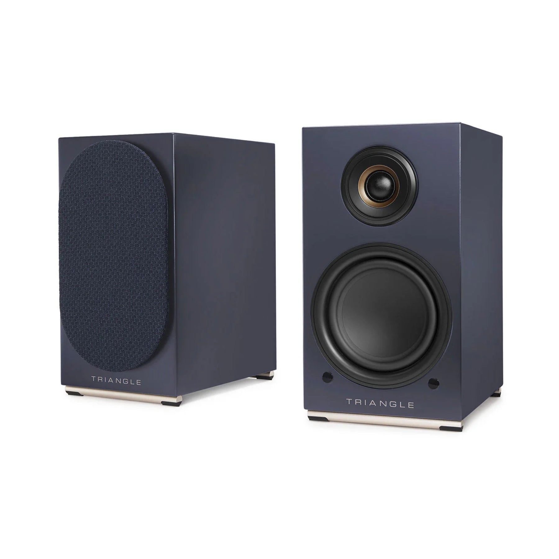Triangle AIO Twin Powered Bookshelf Speakers Pair - High-Quality Open Box Clearance | Perfect for Home Theater, Gaming & Music Listening