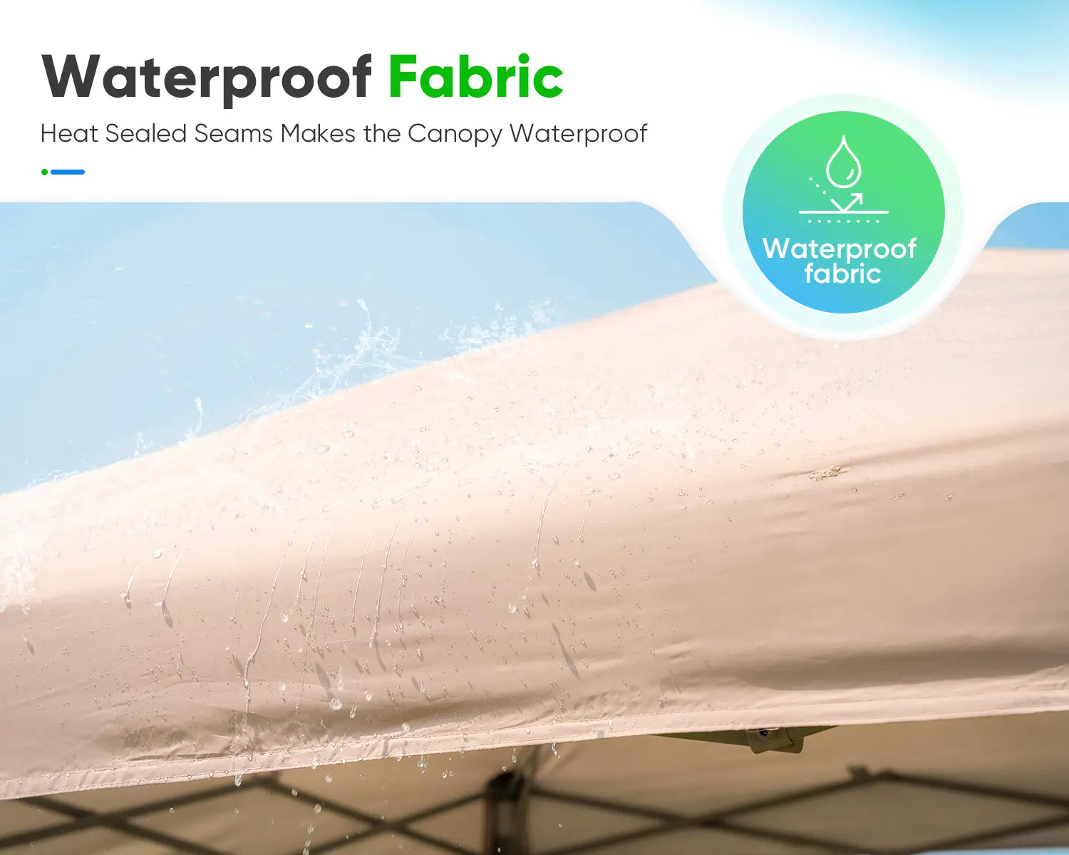 10' x 10' Pop Up Canopy Tent with Removable Sidewalls & Netting - Perfect for Outdoor Events, Camping, Beach Parties, and Backyard Gatherings