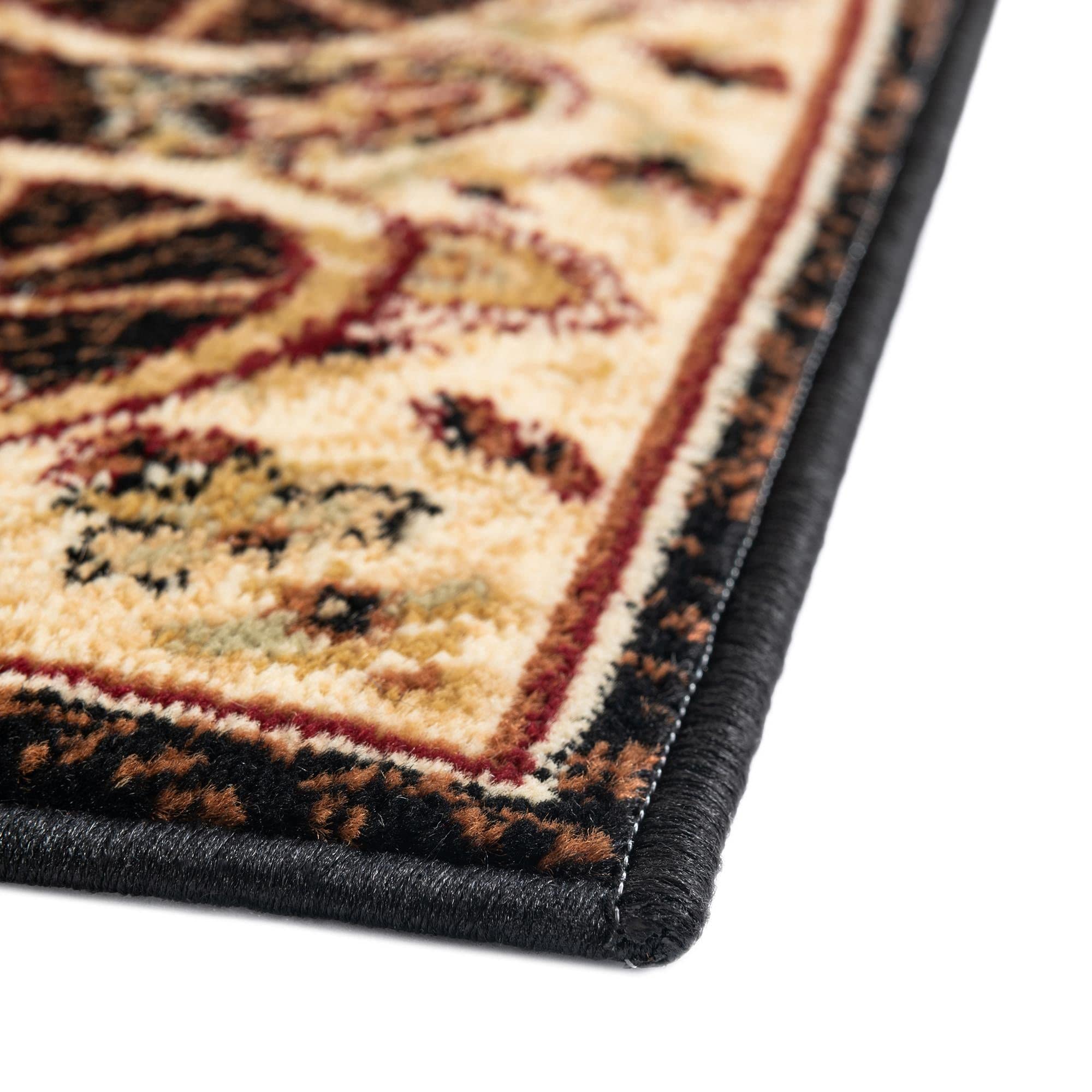 Premium 12 Ft Black Runner Rug - Soft Medium-Pile Carpet for Hallway & Entryway | Durable Non-Slip Home Decor | Perfect for High Traffic Areas, Living Rooms & Bedrooms