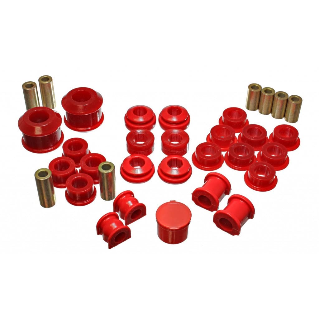 Energy Suspension Hyper-Flex Master Bushing Kit for 2002-2004 Acura RSX (16.18111R) - Improve Handling & Reduce Vibration for Street & Track Performance