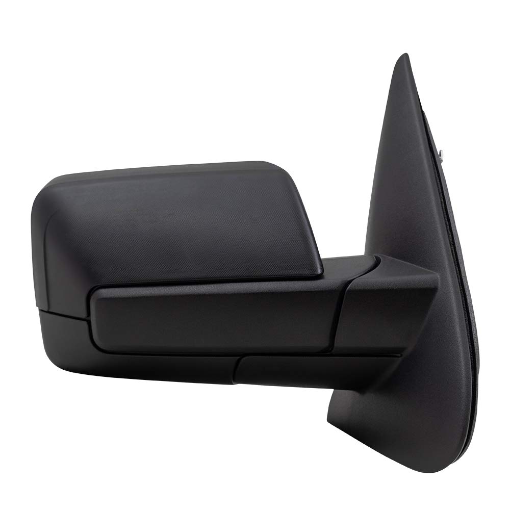 BROCK Replacement Power Mirrors for 2007-2014 Ford Expedition - Driver & Passenger Side Set with Puddle Lamp & Manual Folding (7L1Z17683CA, 7L1Z17682EA) - Perfect for Night Driving and Enhanced Visibility