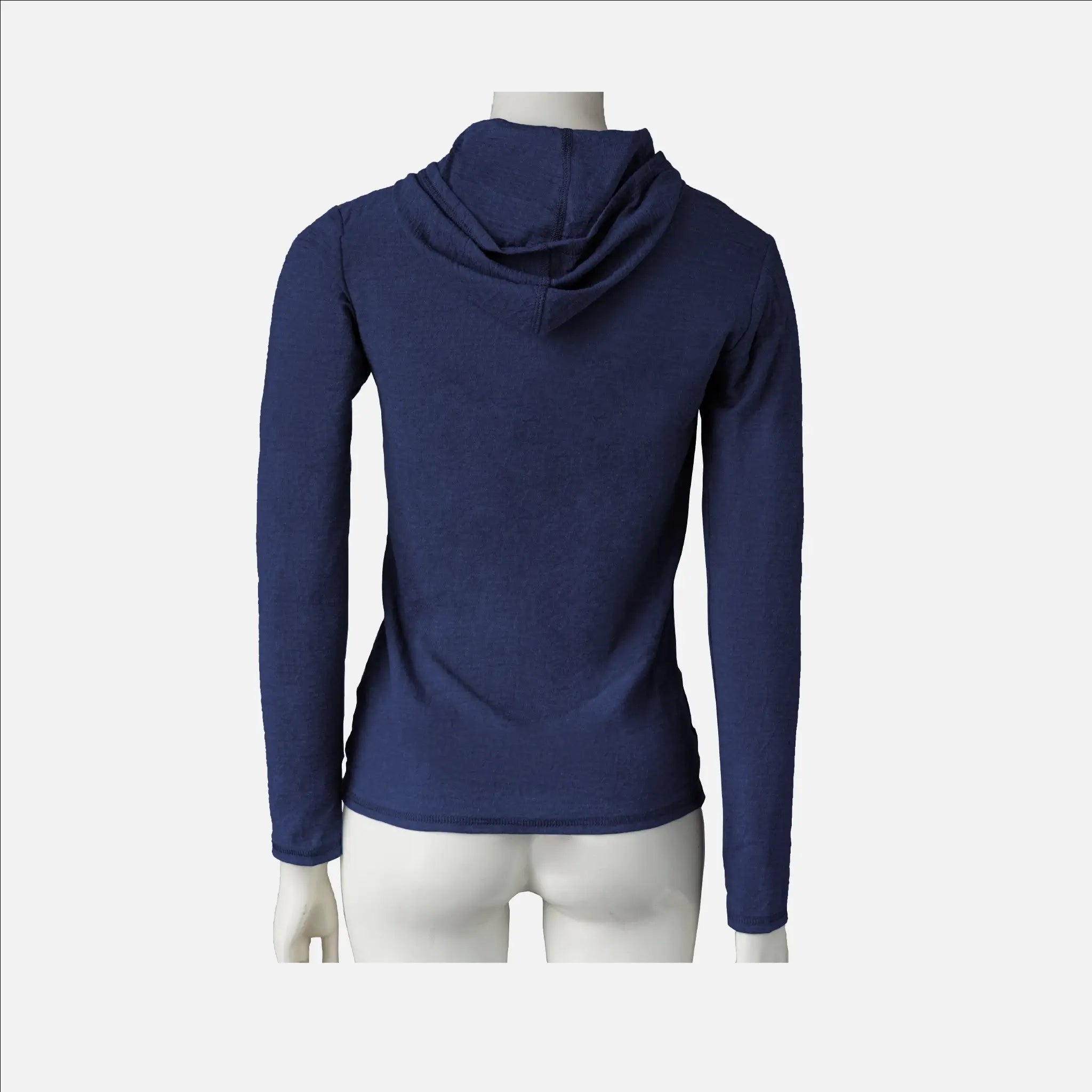 Ultralight Women's Alpaca Wool Sun Hoodie UPF 50+ - 160 GSM Breathable Summer Hiking & Outdoor Travel Shirt for Sun Protection