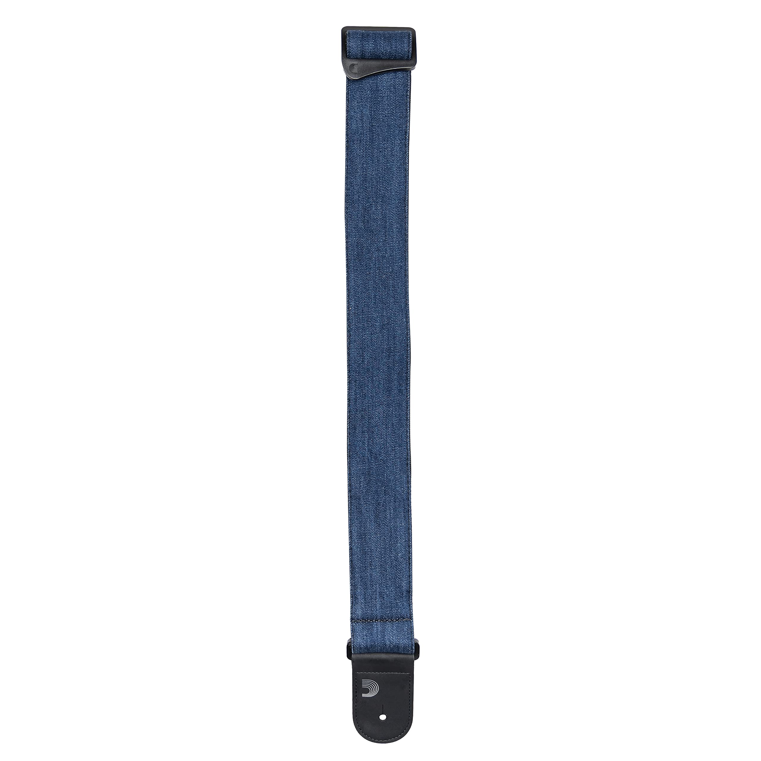 D'Addario Denim Guitar Strap for Electric & Acoustic Guitars - Adjustable Blue Jeans Style Strap for Bass & Electric Guitar Players - Perfect for Live Performances & Studio Sessions