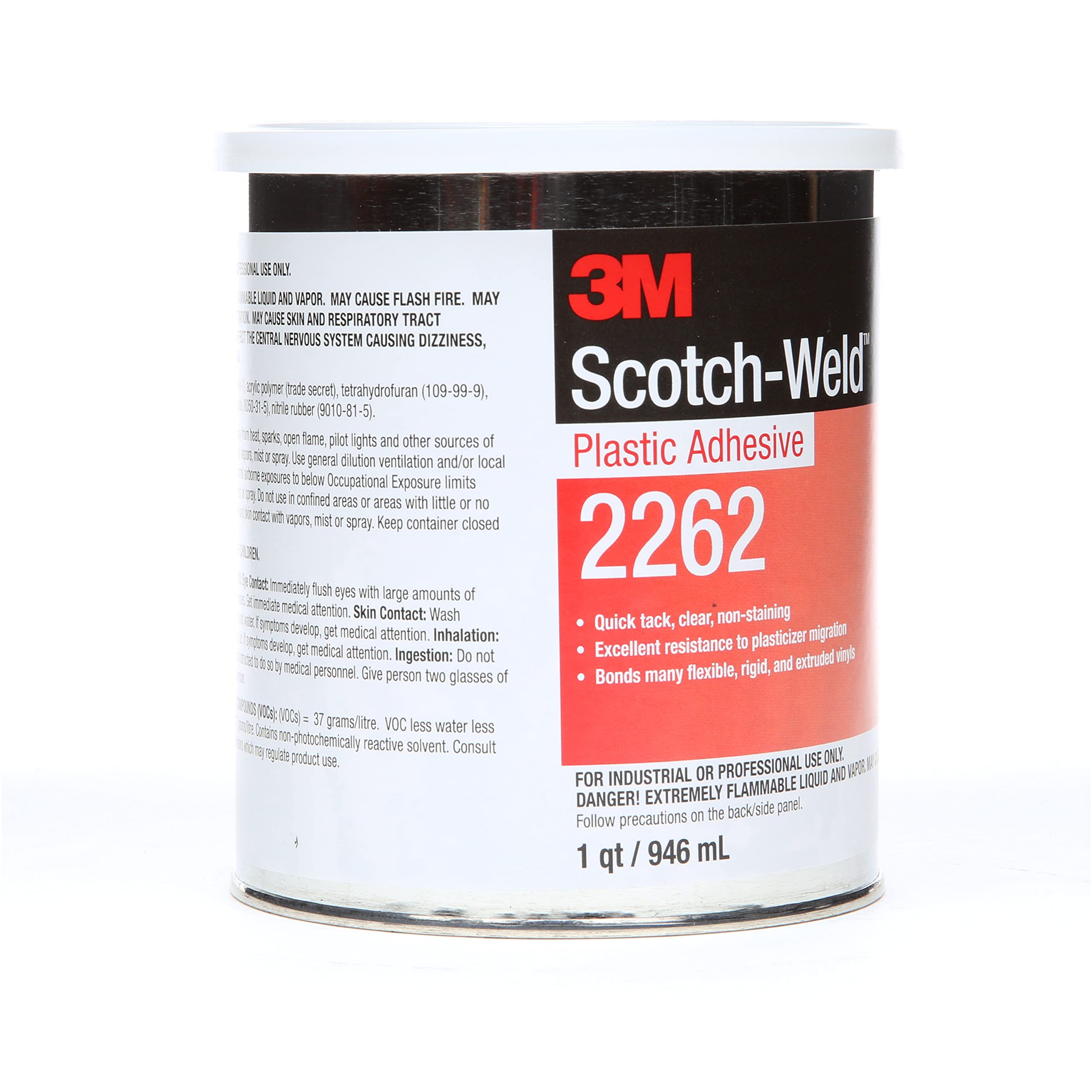 3M 2262 Clear Plastic Adhesive Tape - Strong Double Sided Mounting Tape for Home, Office & DIY Projects - Perfect for Hanging Posters, Photos & Lightweight Decorations