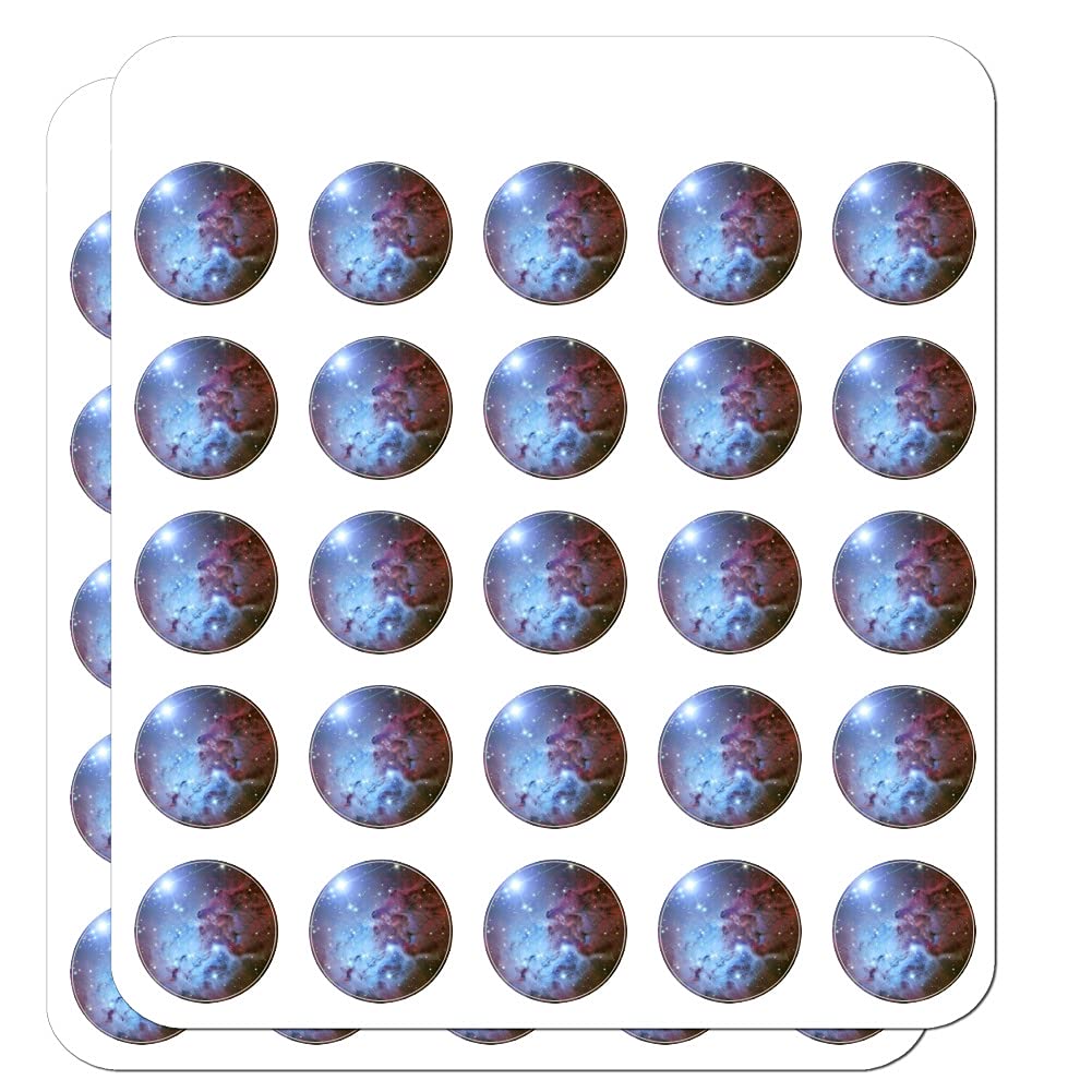 Fox Fur Nebula Monoceros Constellation Stickers for Galaxy Planner, Calendar & Scrapbooking - Perfect for DIY Crafts, Journaling & Astronomy Enthusiasts